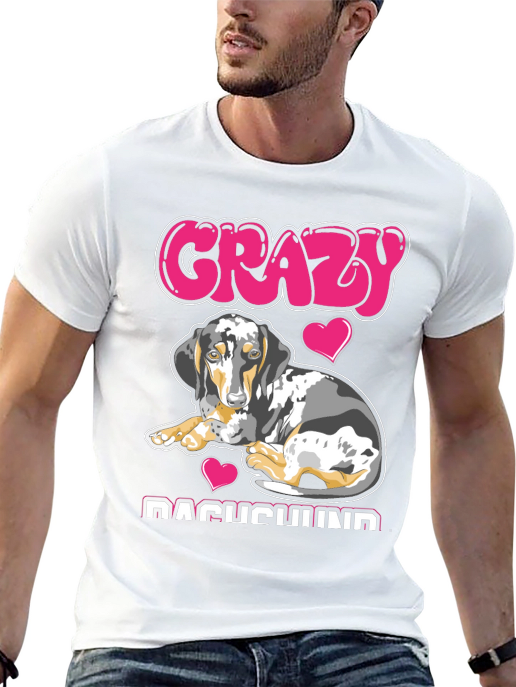 Crazy Dachshund T-Shirt