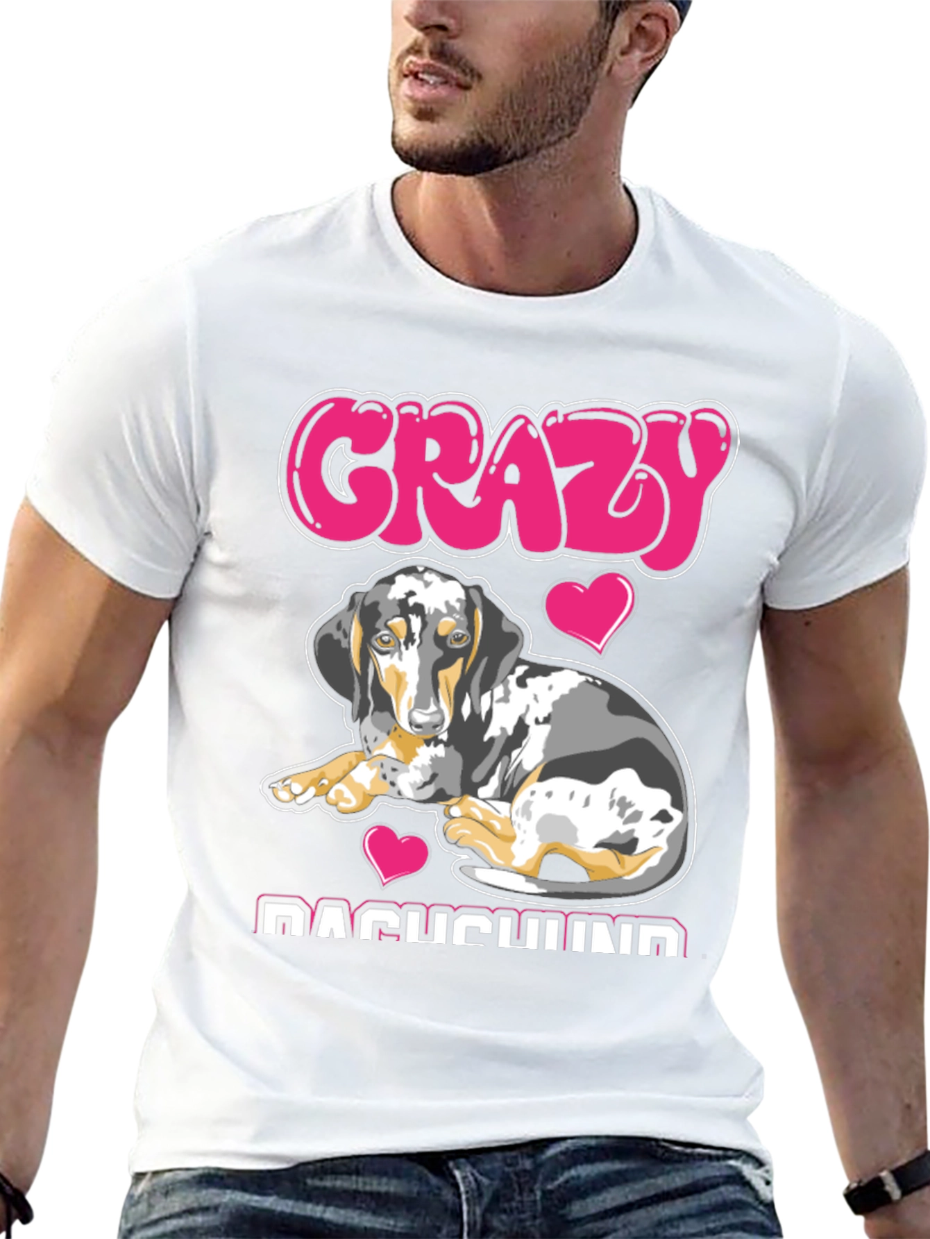 Crazy Dachshund T-Shirt