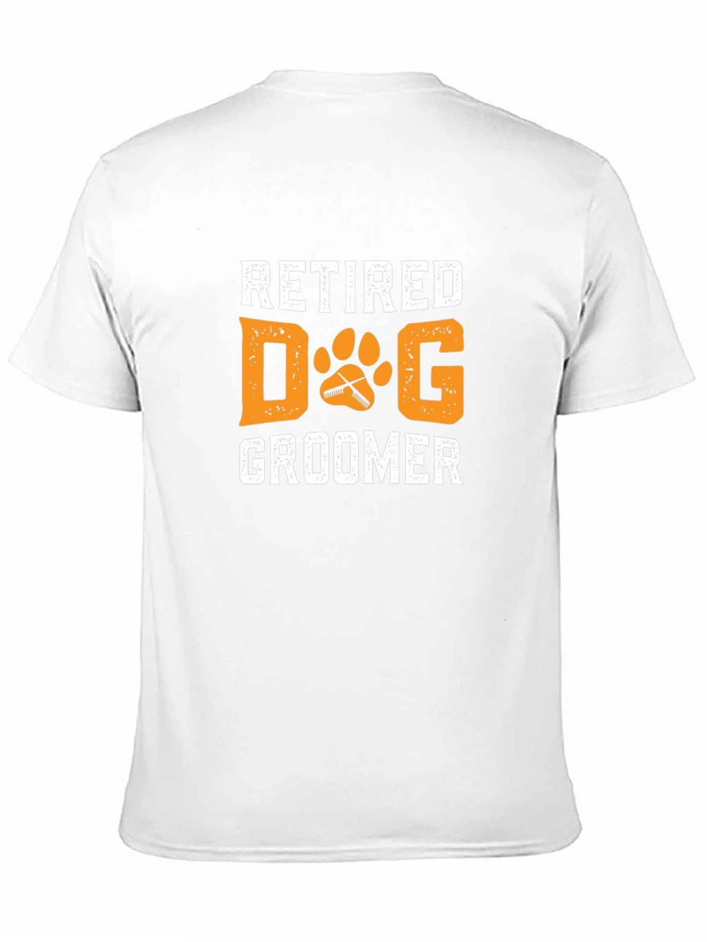 Retired Dog Groomer T-Shirt - Novelty Graphic Tee