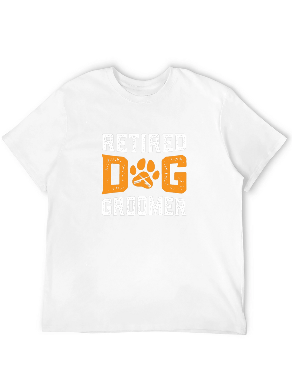 Retired Dog Groomer T-Shirt - Novelty Graphic Tee