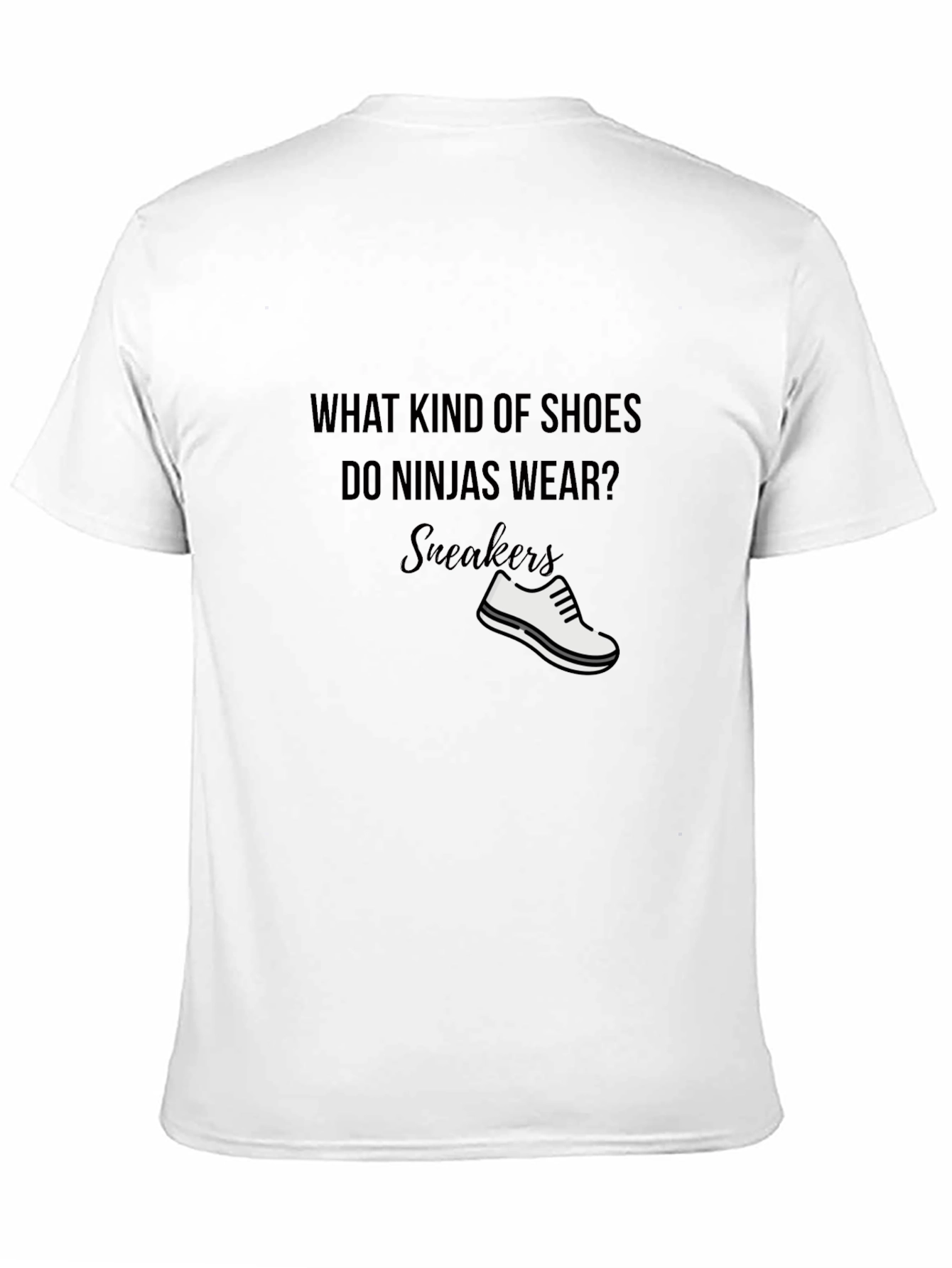 Ninja Sneaker T-Shirt - Funny Joke Tee