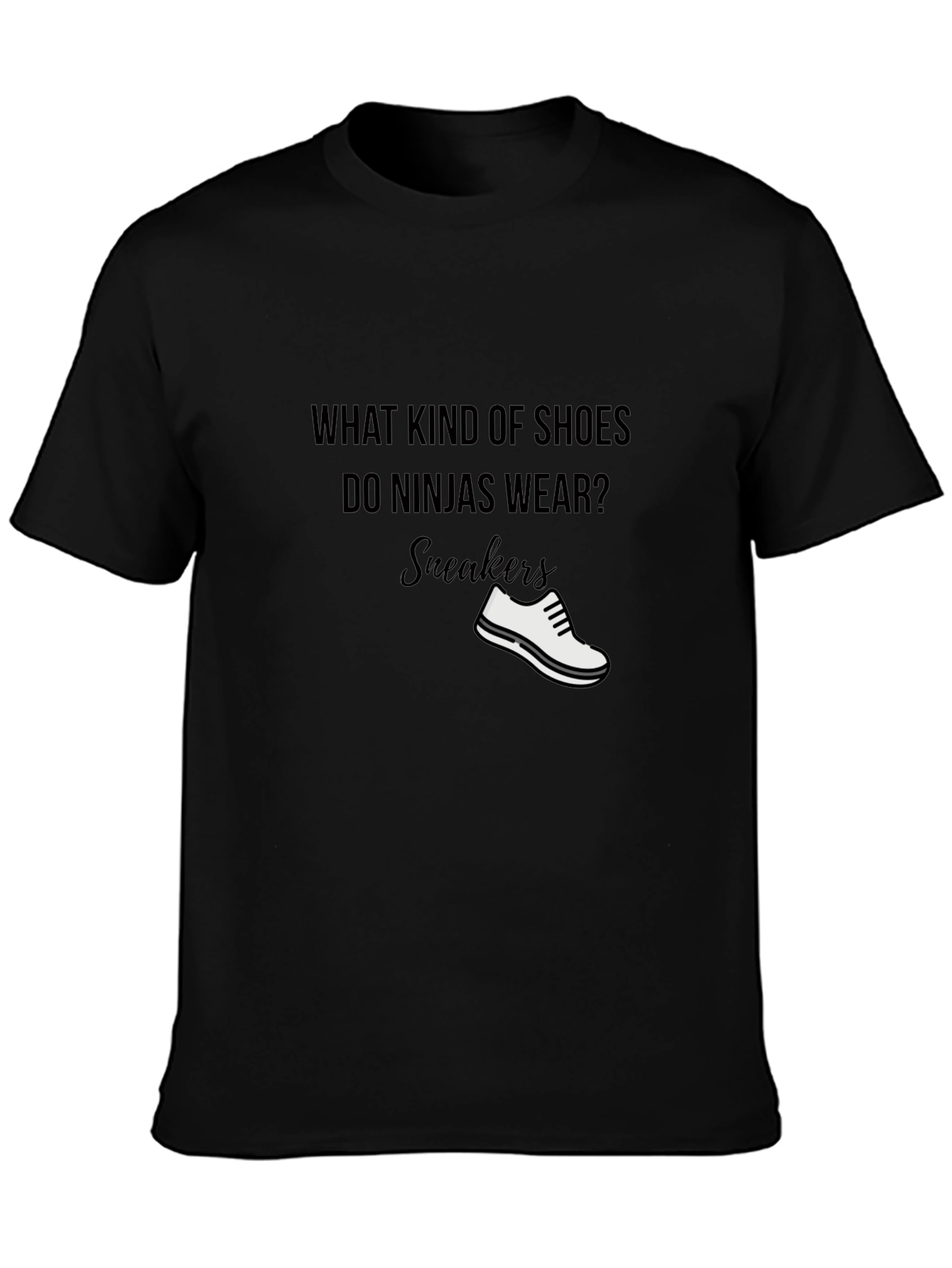Ninja Sneaker T-Shirt - Funny Joke Tee