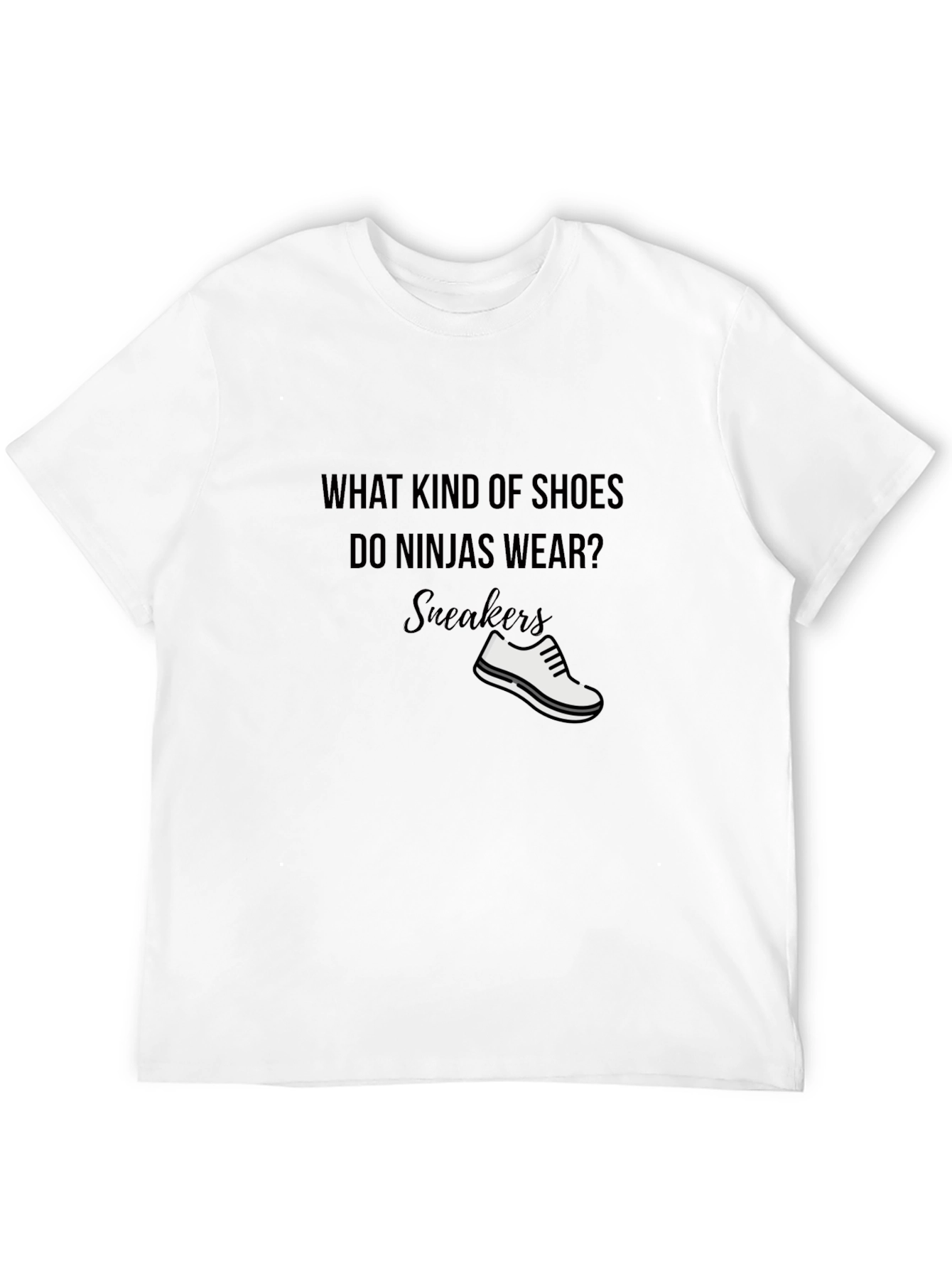 Ninja Sneaker T-Shirt - Funny Joke Tee