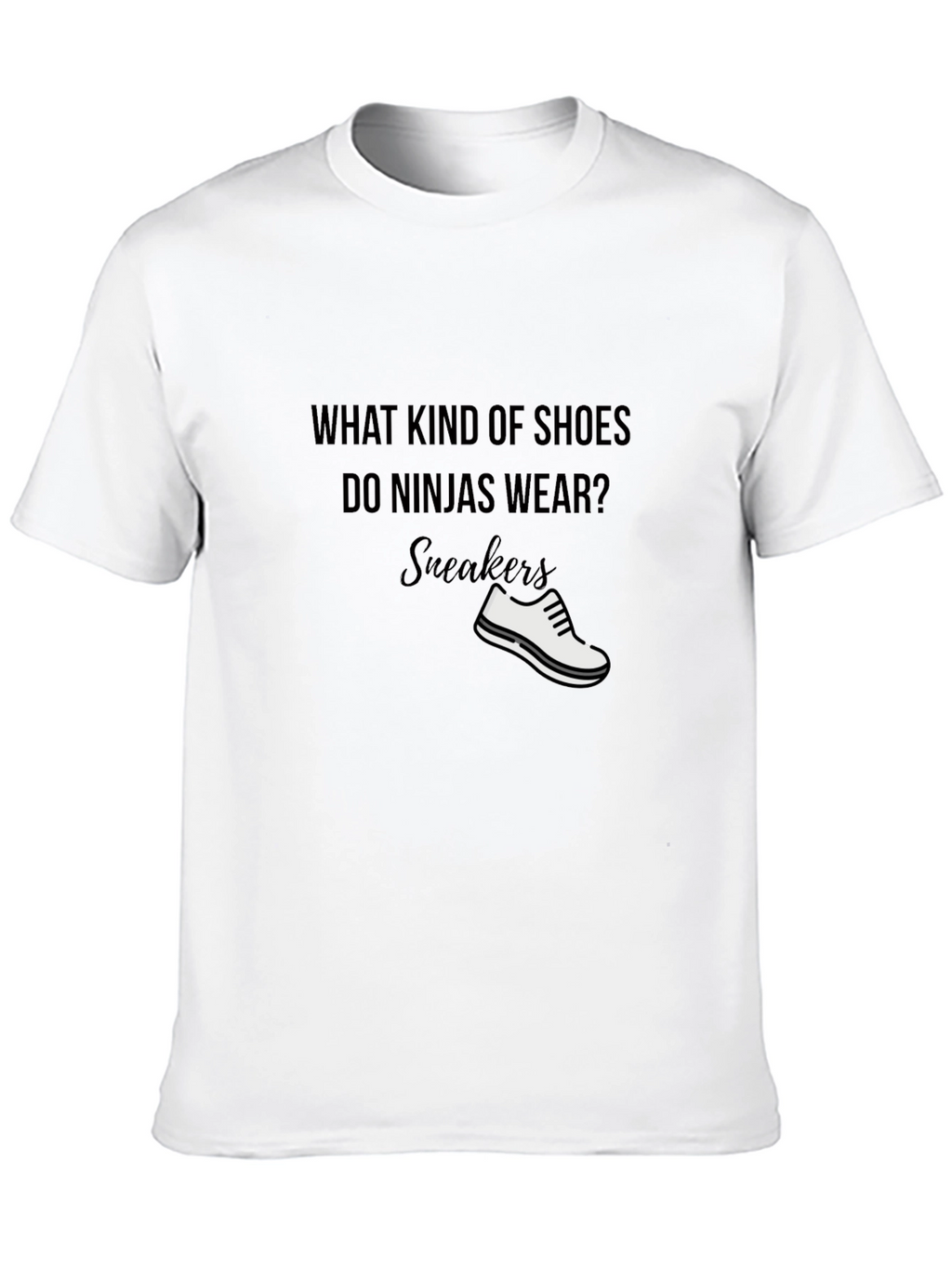 Ninja Sneaker T-Shirt - Funny Joke Tee
