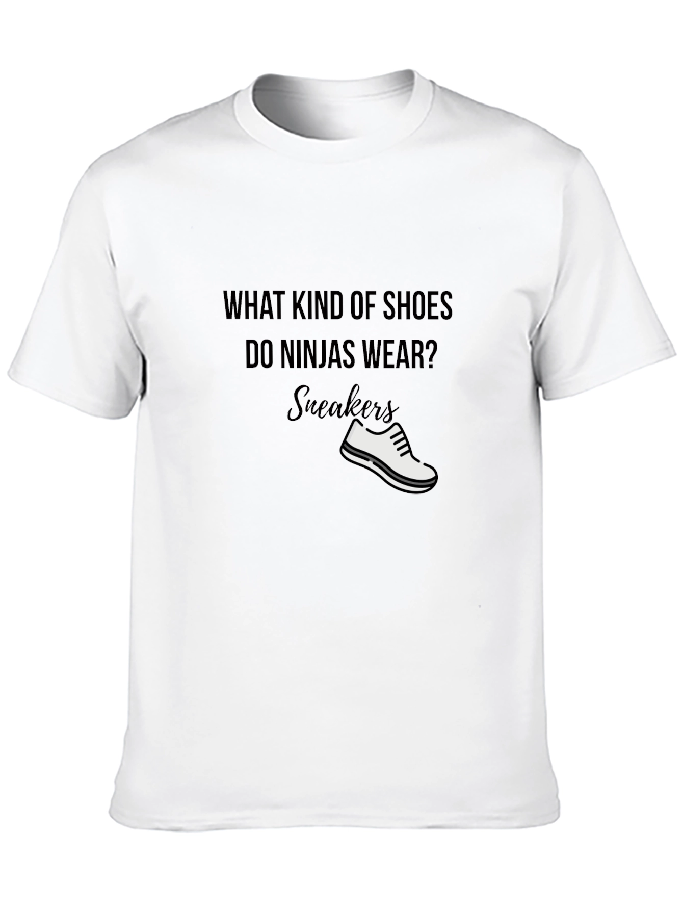 Ninja Sneaker T-Shirt - Funny Joke Tee