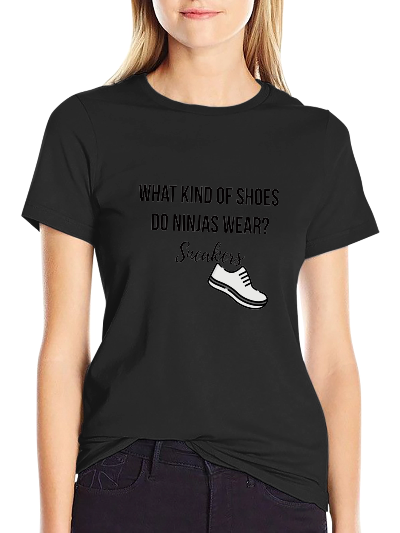 Ninja Sneaker T-Shirt - Funny Joke Tee