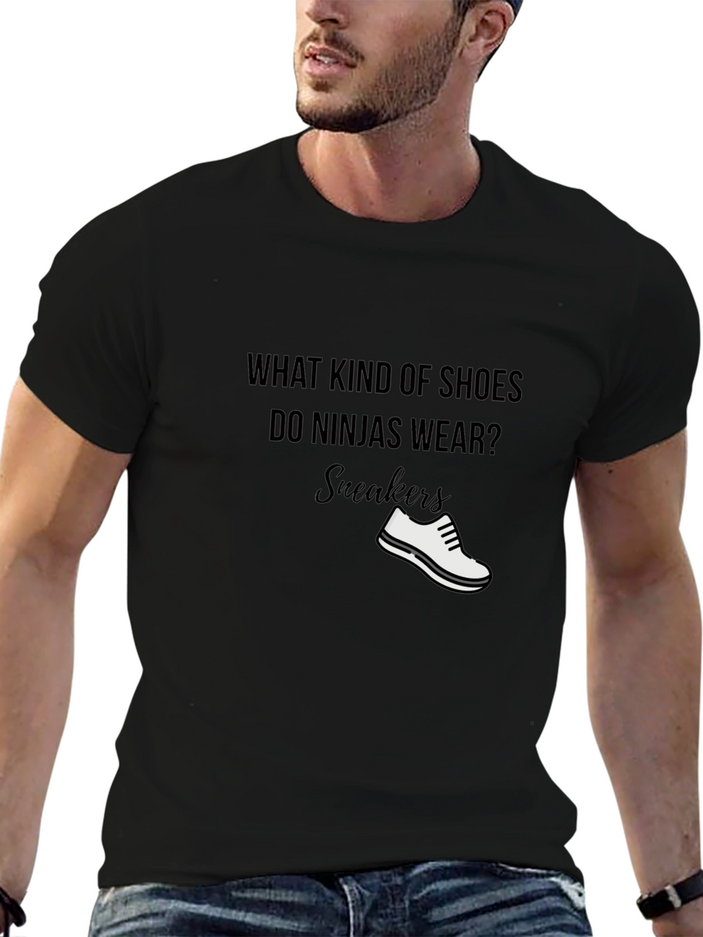 Ninja Sneaker T-Shirt - Funny Joke Tee