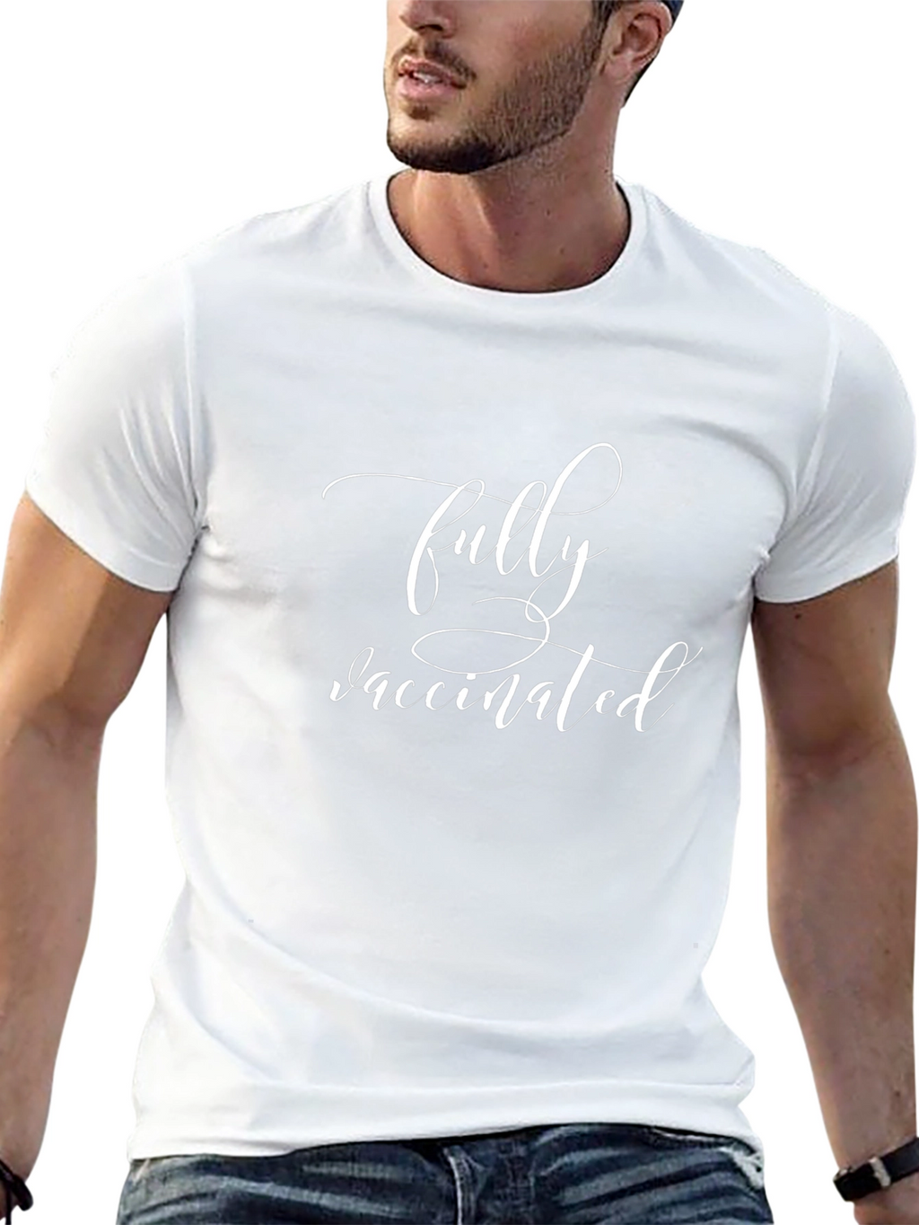 Fully Vaccinated Black T-Shirt