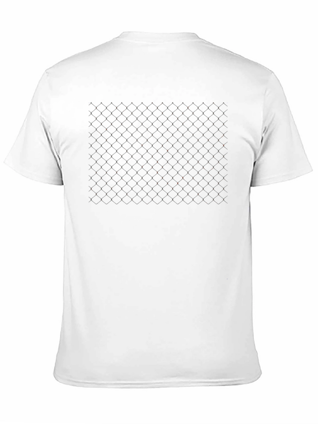 Black Chain Link Pattern Tee