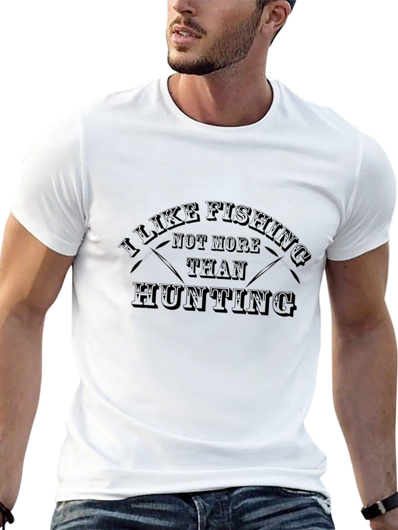 Fishing & Hunting Graphic T-Shirt