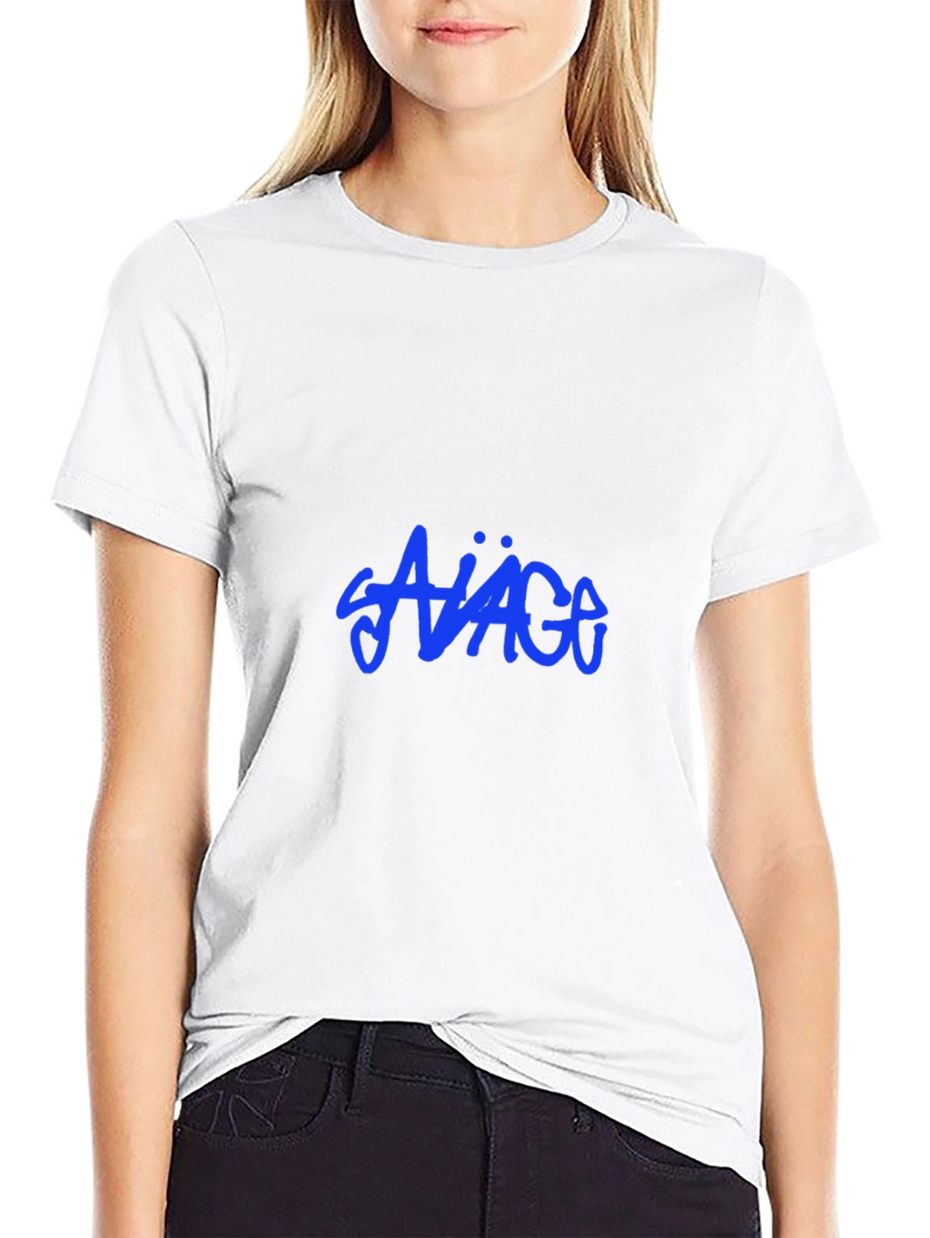 Savage Graphic Print Black T-Shirt
