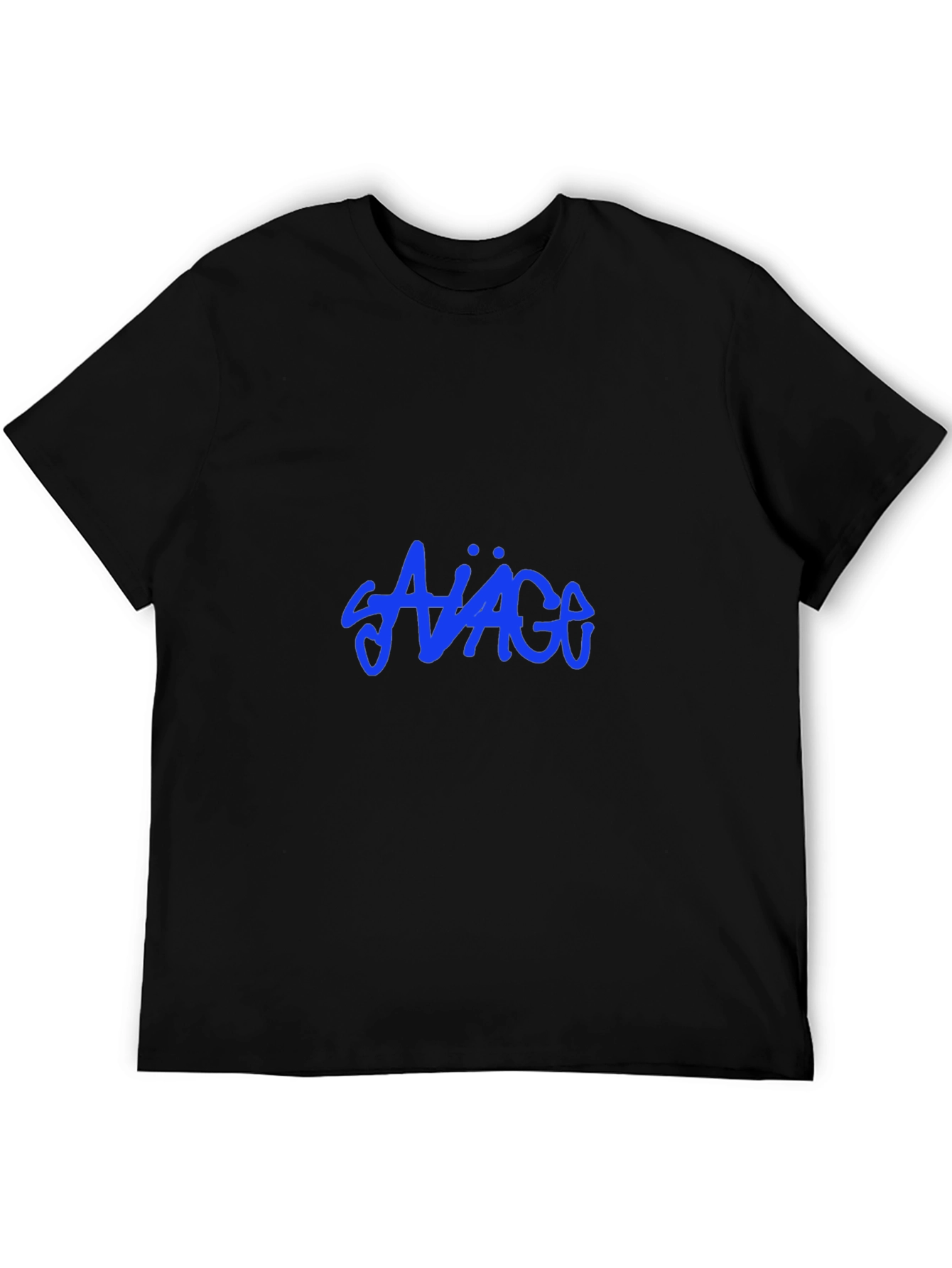 Savage Graphic Print Black T-Shirt