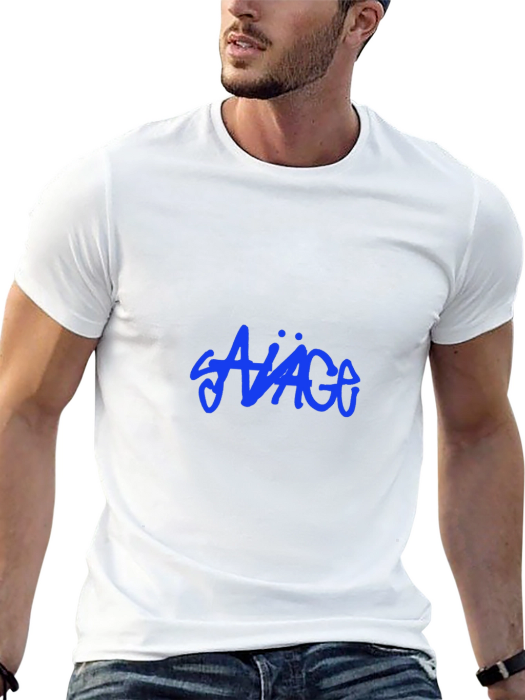 Savage Graphic Print Black T-Shirt