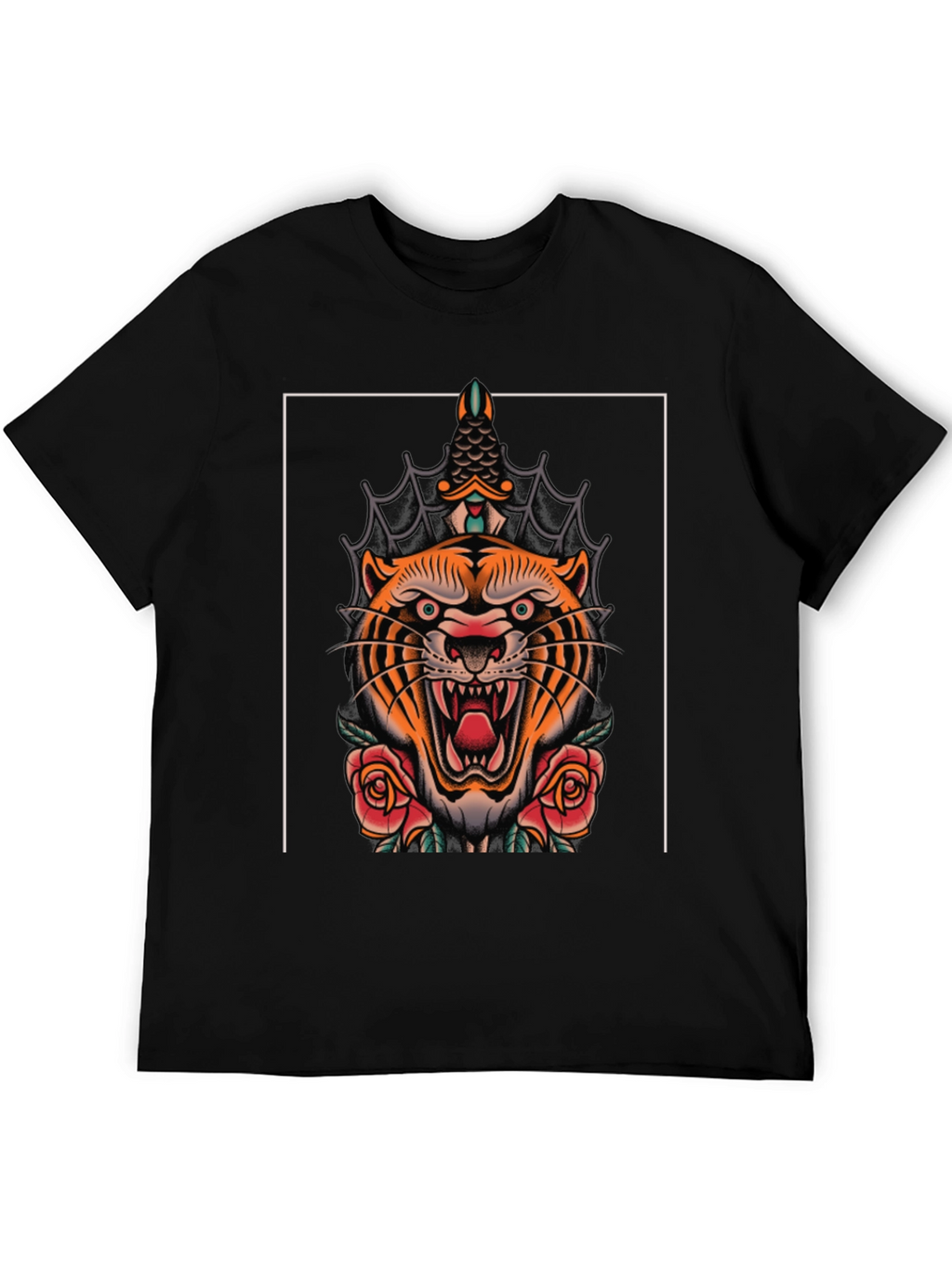 Tiger & Dagger Graphic Tee - Bold Style