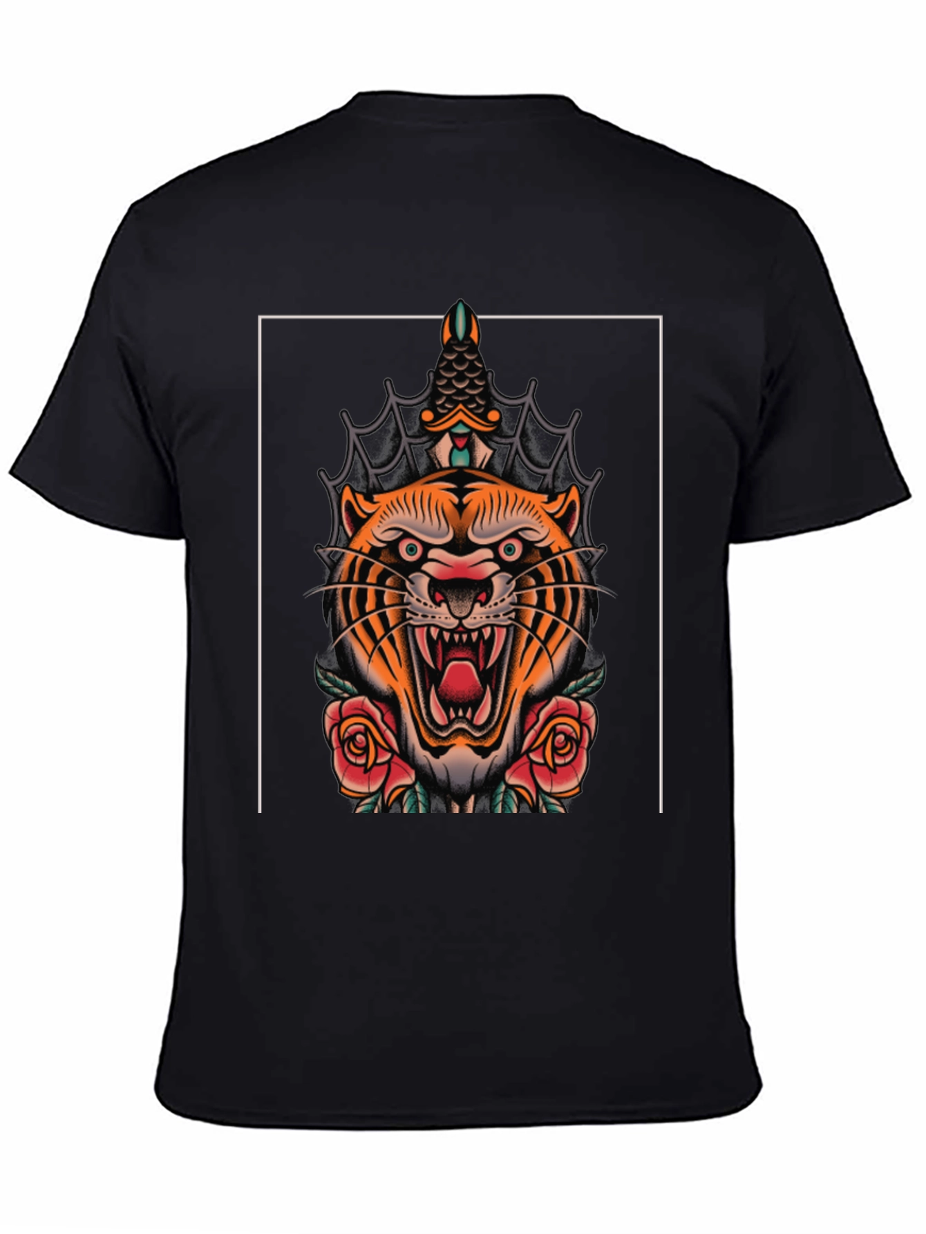 Tiger & Dagger Graphic Tee - Bold Style