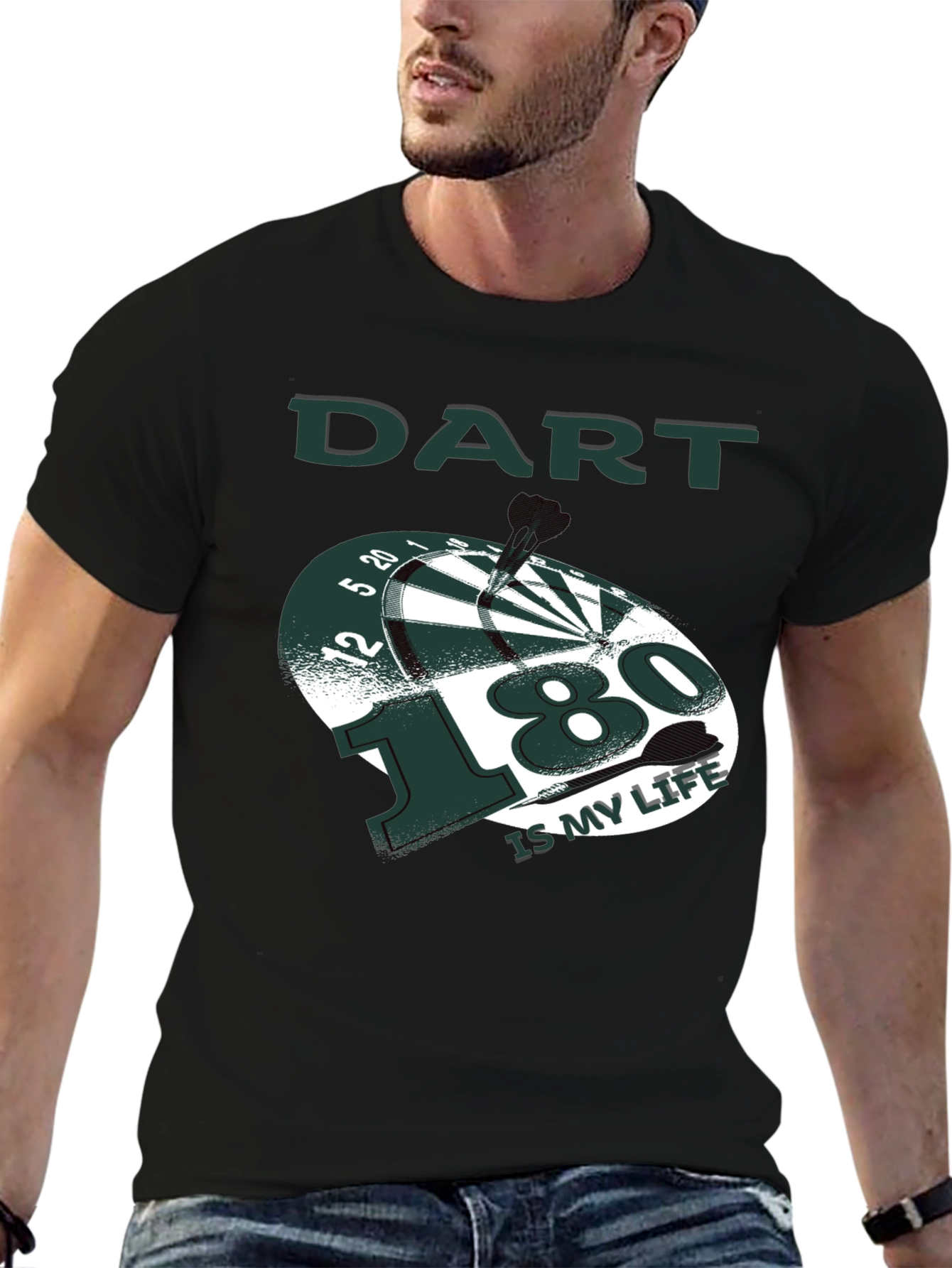 Dart 180 Is My Life Graphic T-Shirt