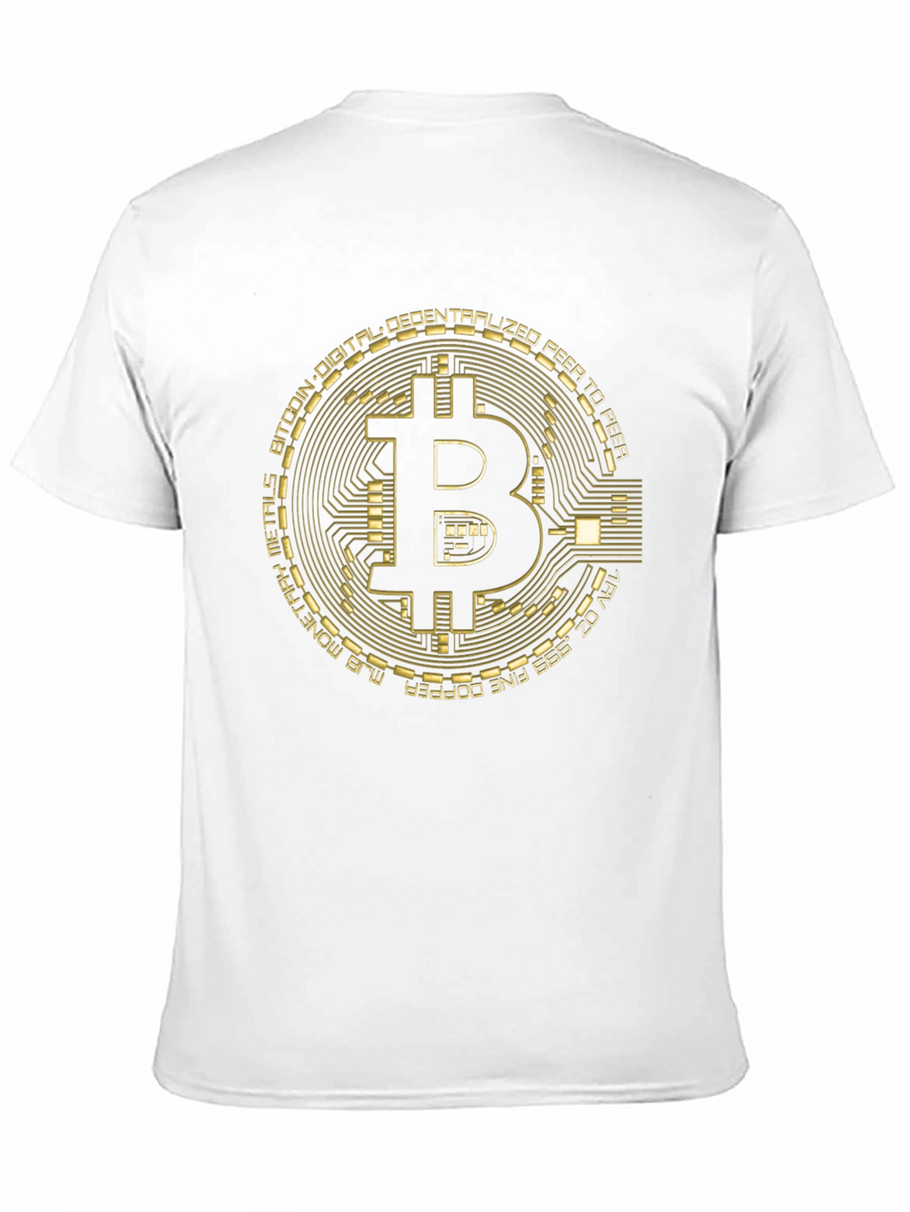 Bitcoin Circuit Board Graphic T-Shirt