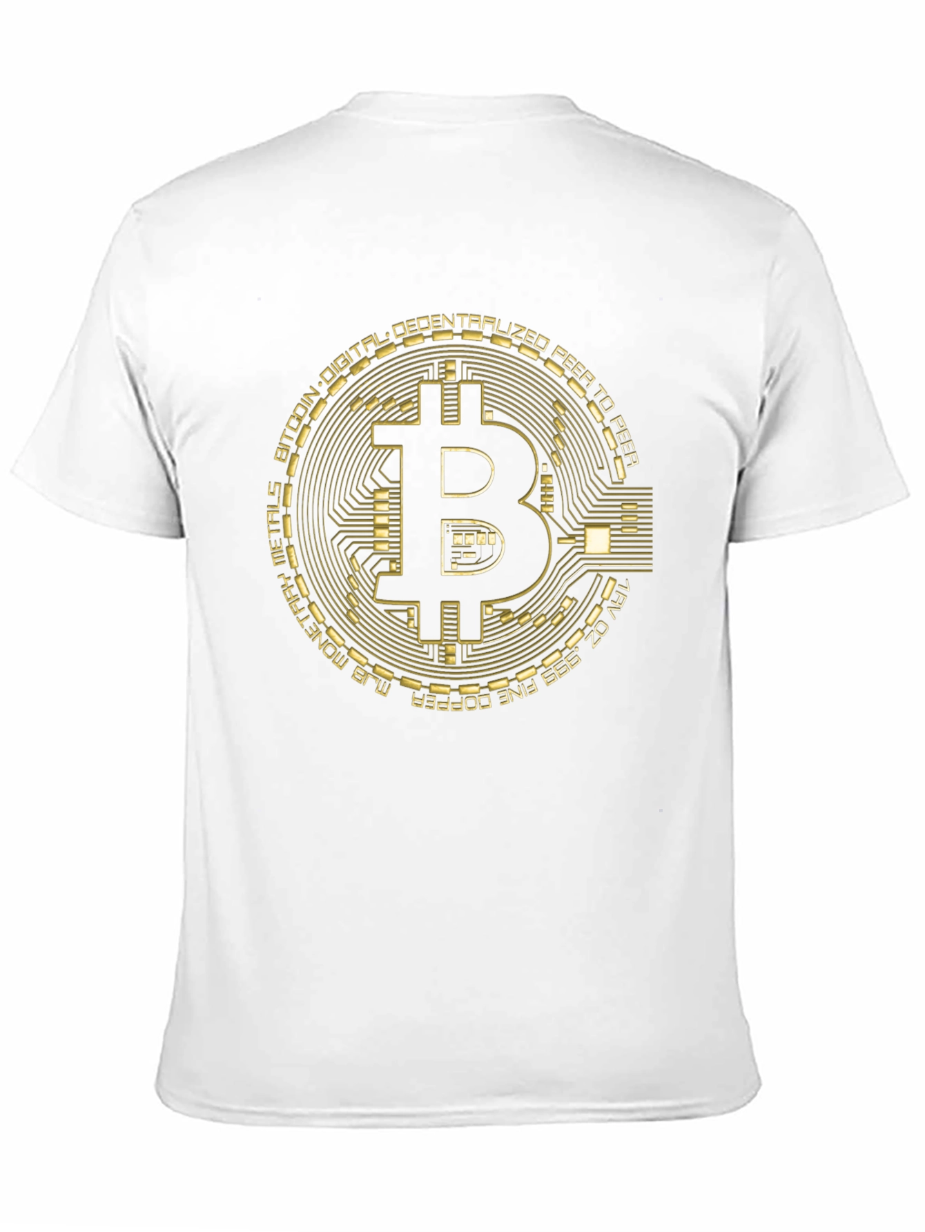 Bitcoin Circuit Board Graphic T-Shirt