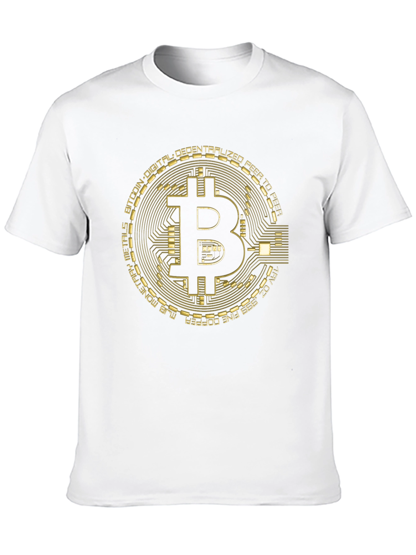 Bitcoin Circuit Board Graphic T-Shirt