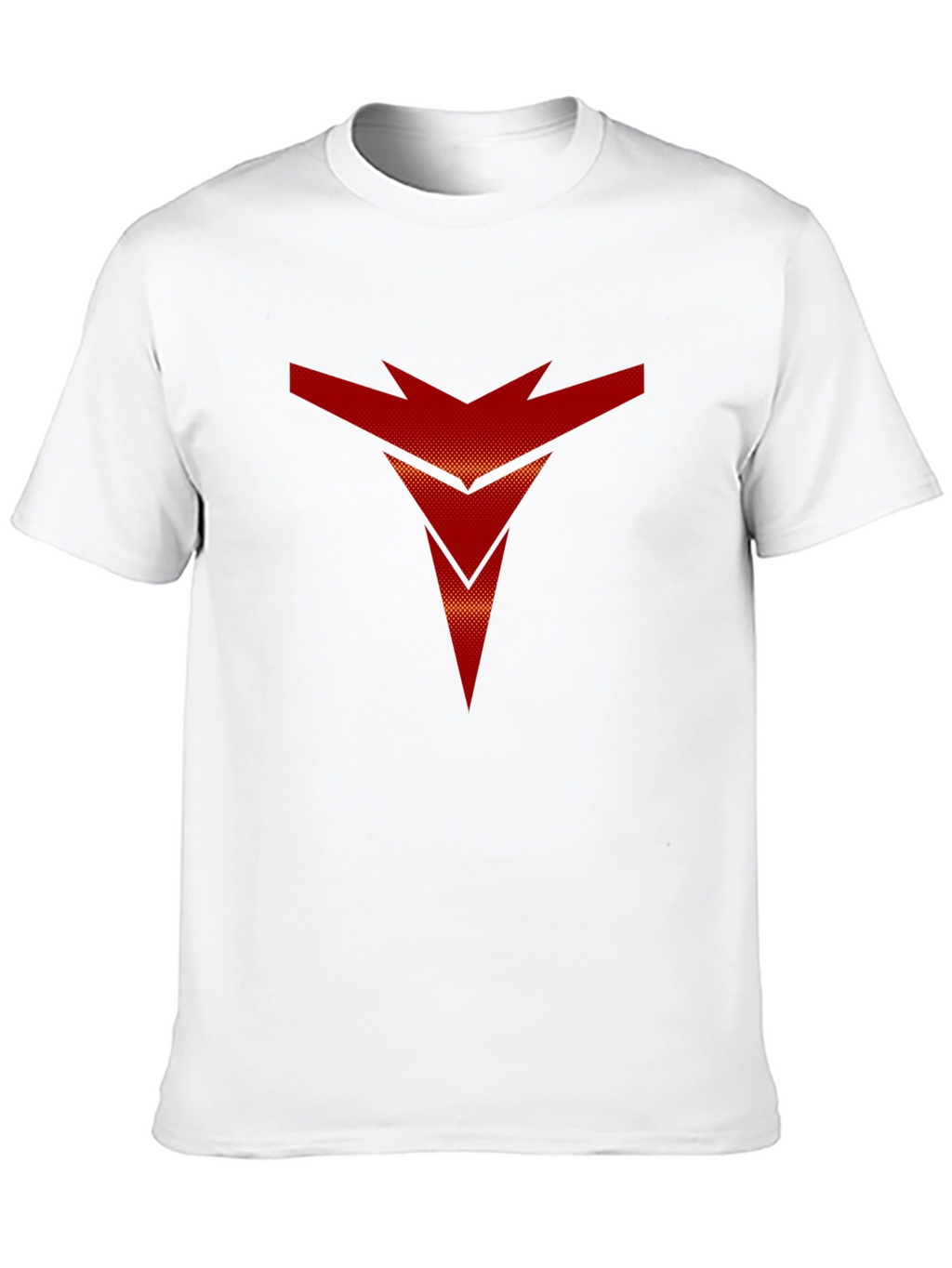 Bold Red Arrow Graphic Print Black T-Shirt