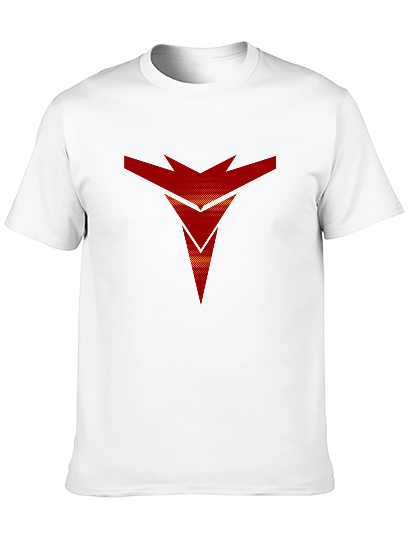Bold Red Arrow Graphic Print Black T-Shirt