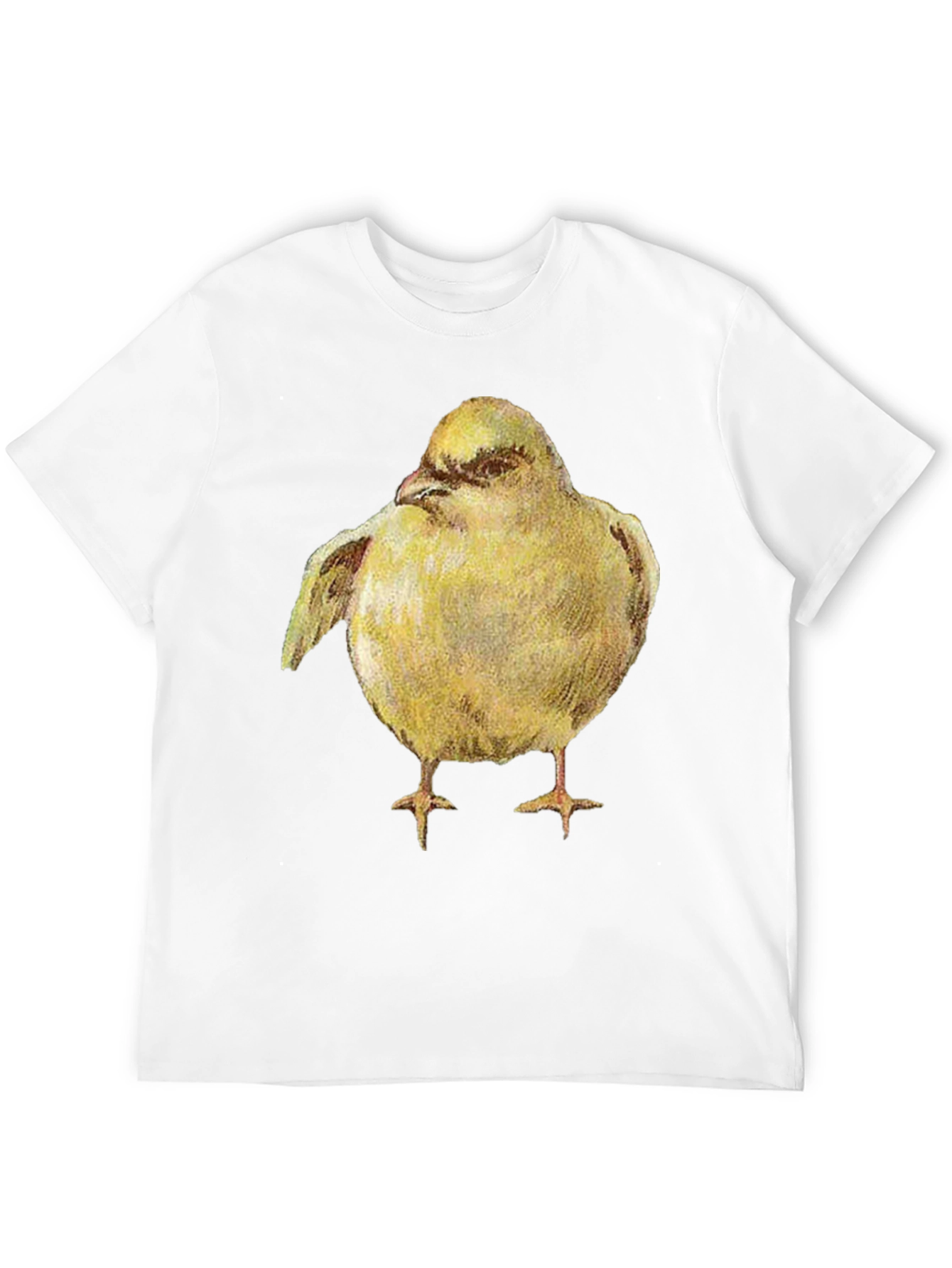 Yellow Bird Graphic Tee - Unisex Black T-Shirt