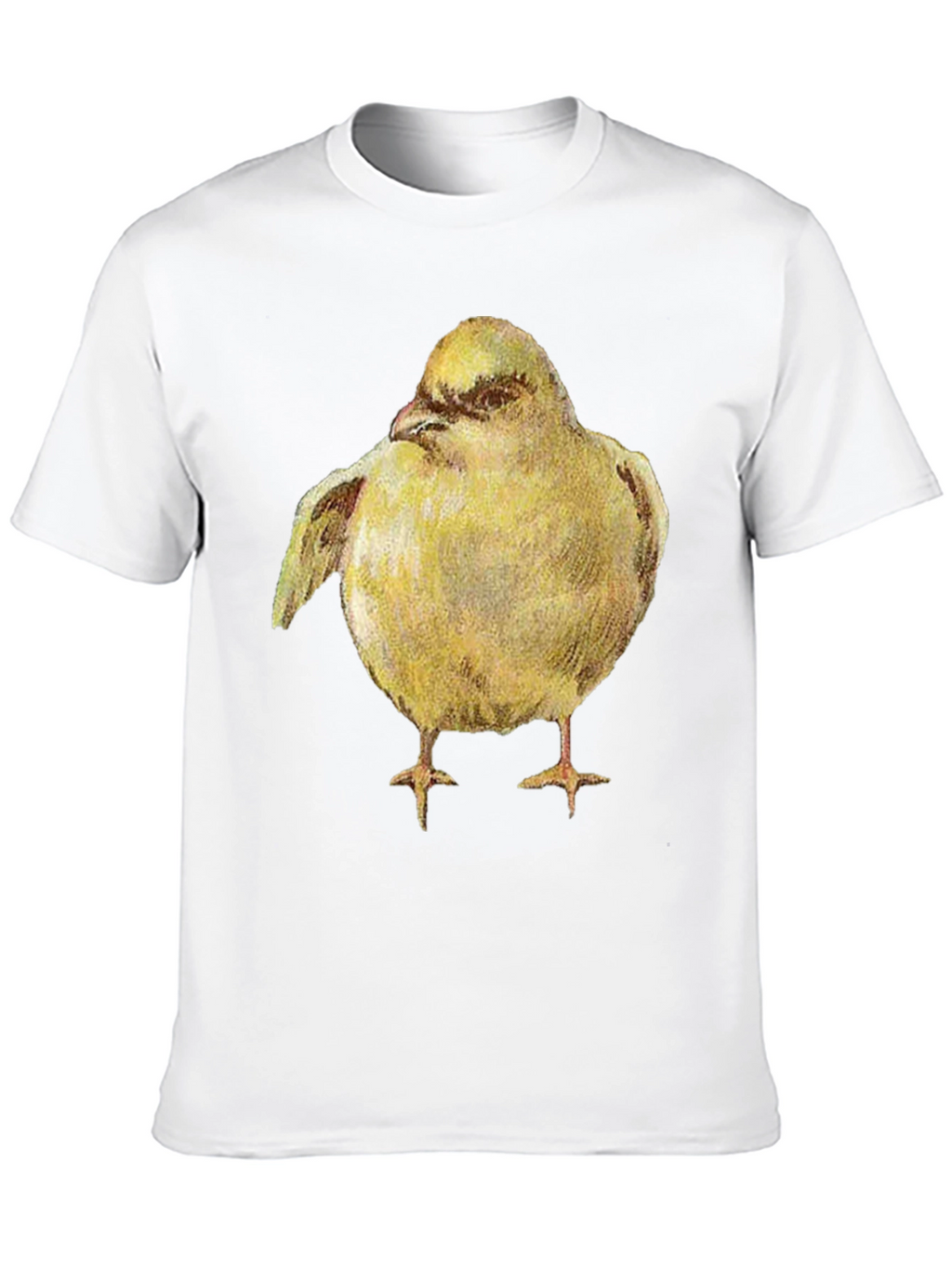 Yellow Bird Graphic Tee - Unisex Black T-Shirt