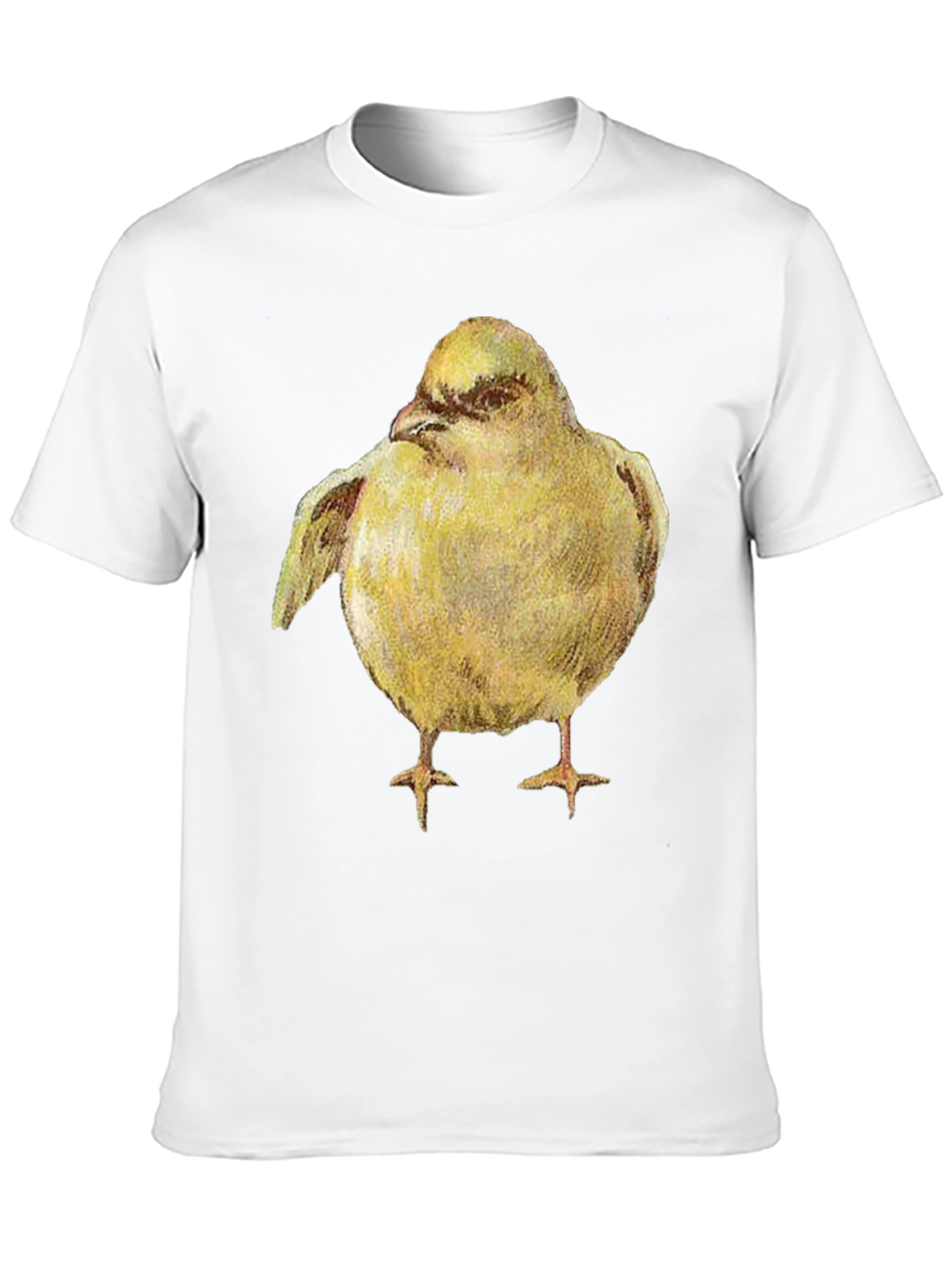 Yellow Bird Graphic Tee - Unisex Black T-Shirt