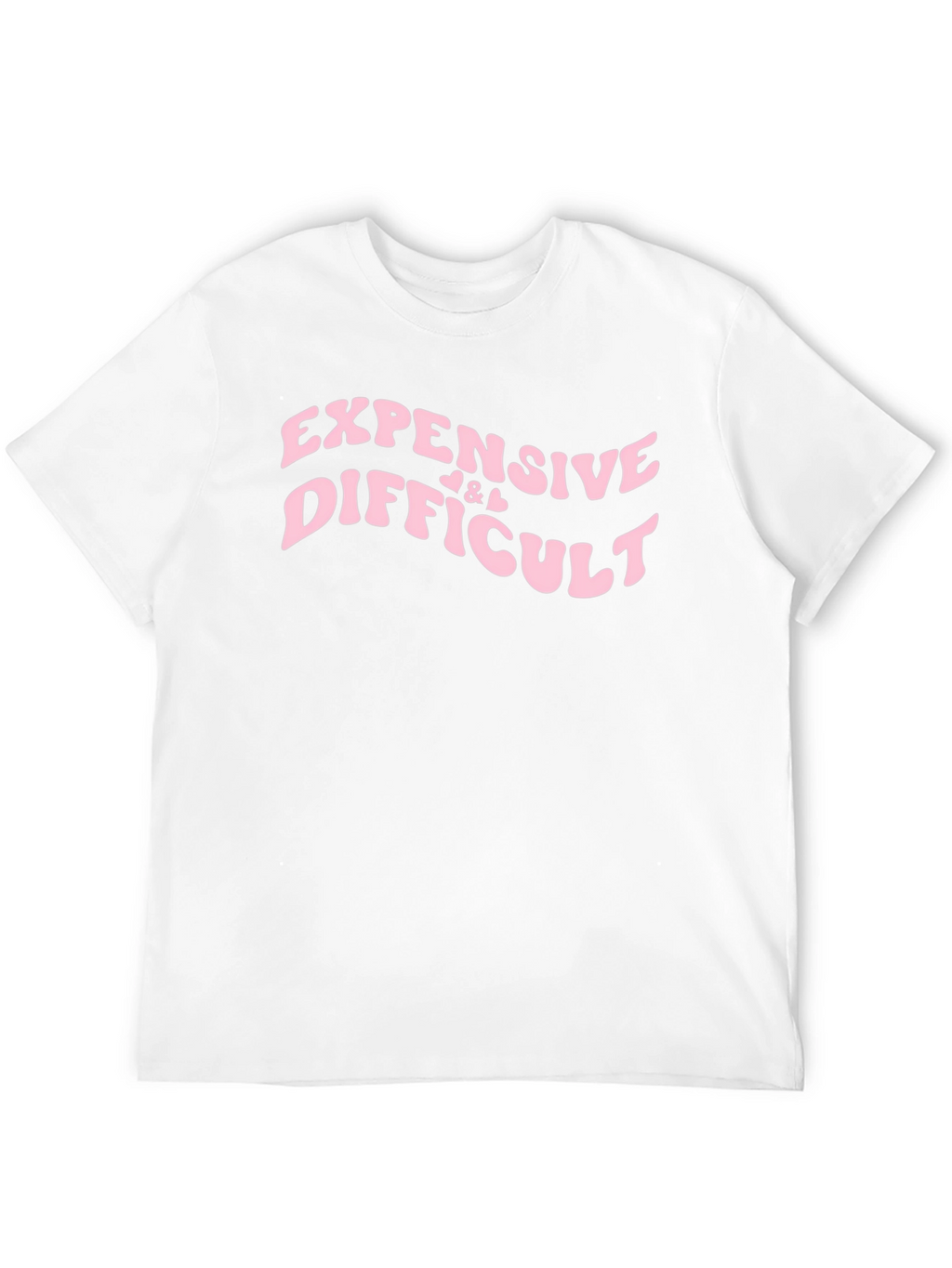 Expensive & Difficult Slogan Tee - Black