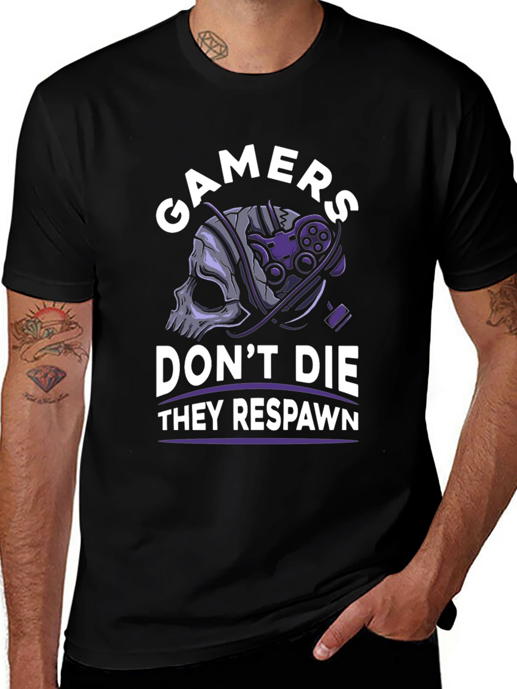 Gamers Dont Die They Respawn T-Shirt