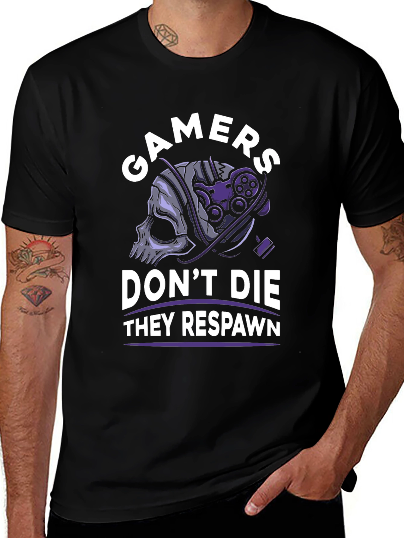 Gamers Dont Die They Respawn T-Shirt