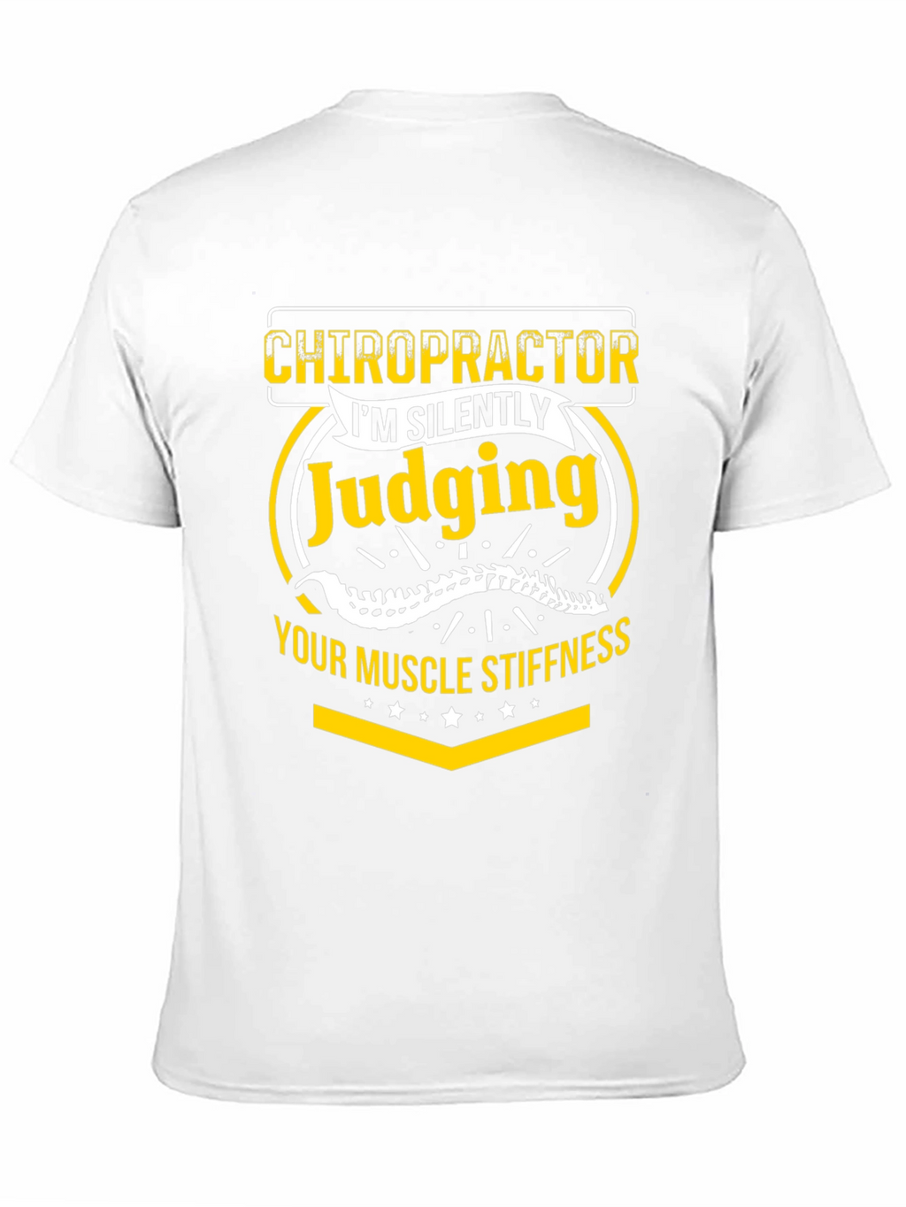 Chiropractor Judging Muscle Stiffness Graphic Tee