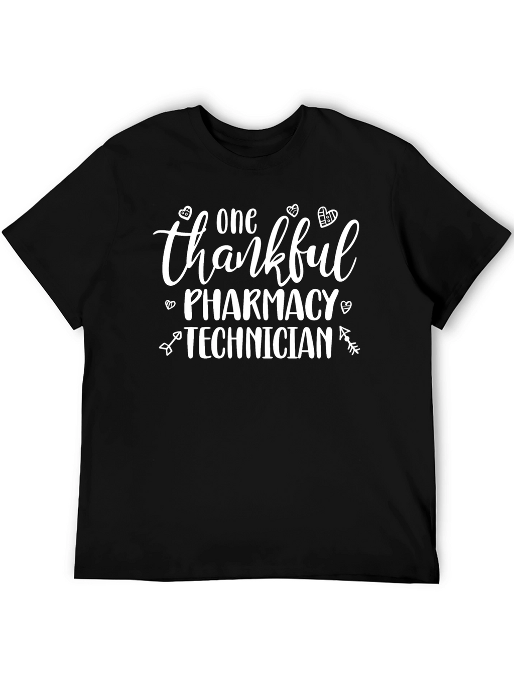 Thankful Pharmacy Technician T-Shirt - Black