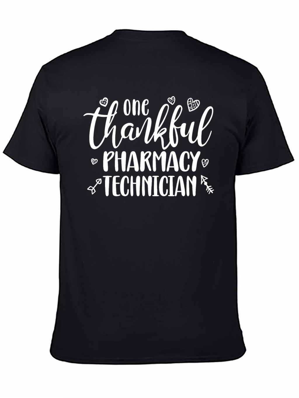 Thankful Pharmacy Technician T-Shirt - Black