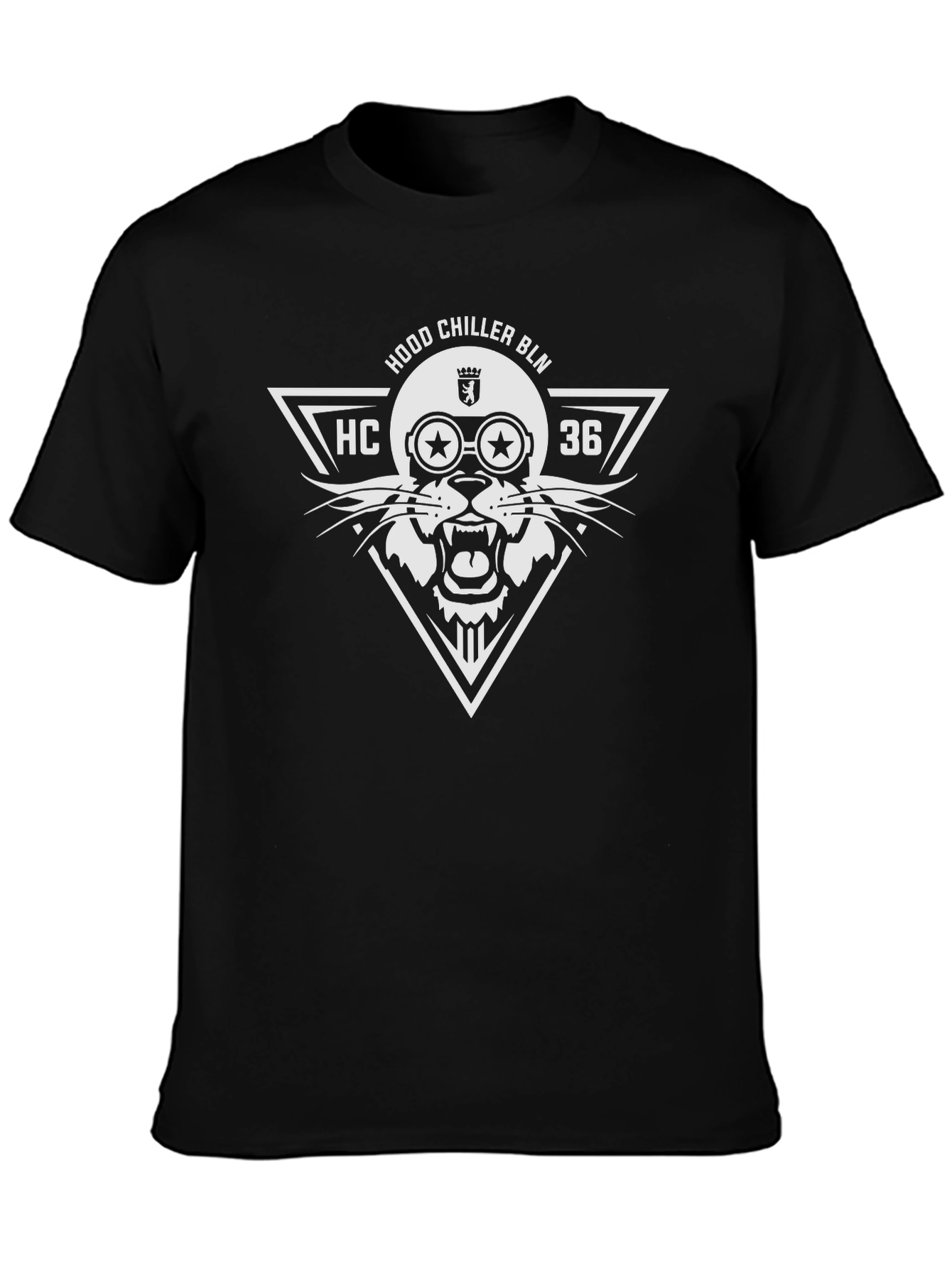 Hood Chiller BLN Graphic Tee - Black Cotton