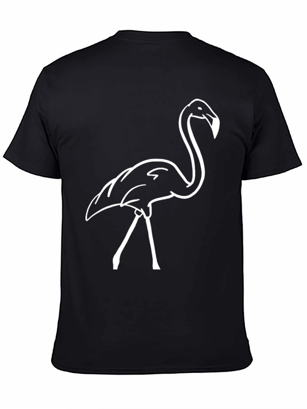 Black Flamingo Graphic Tee - Modern Casual Style