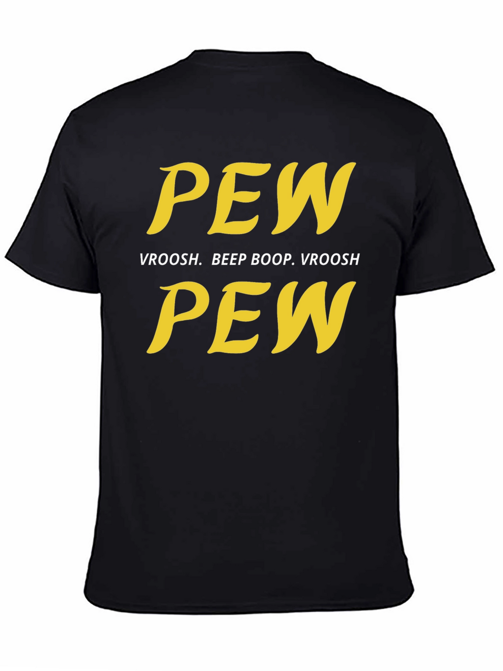 Pew Vroosh Mens Graphic Tee