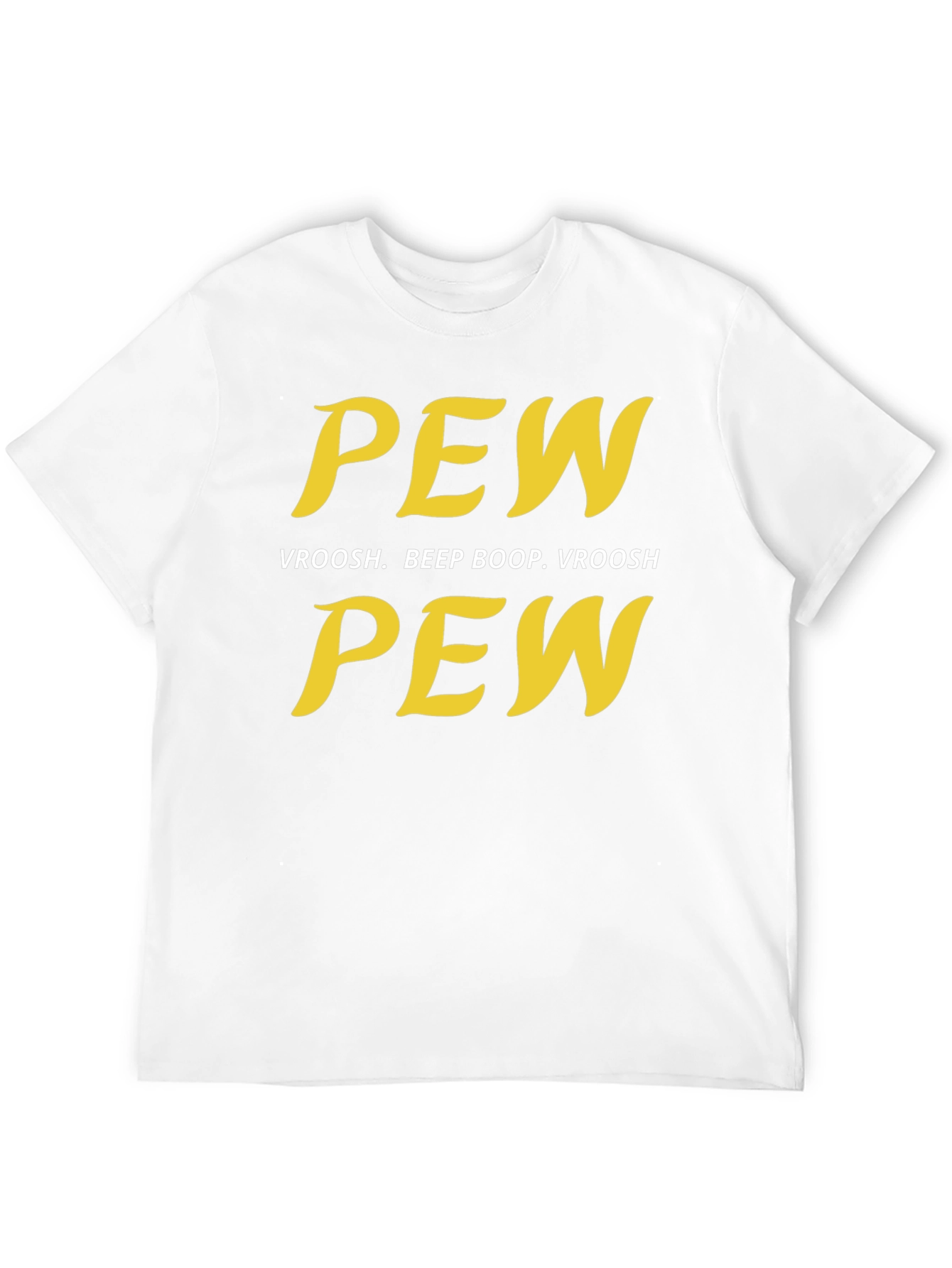 Pew Vroosh Mens Graphic Tee