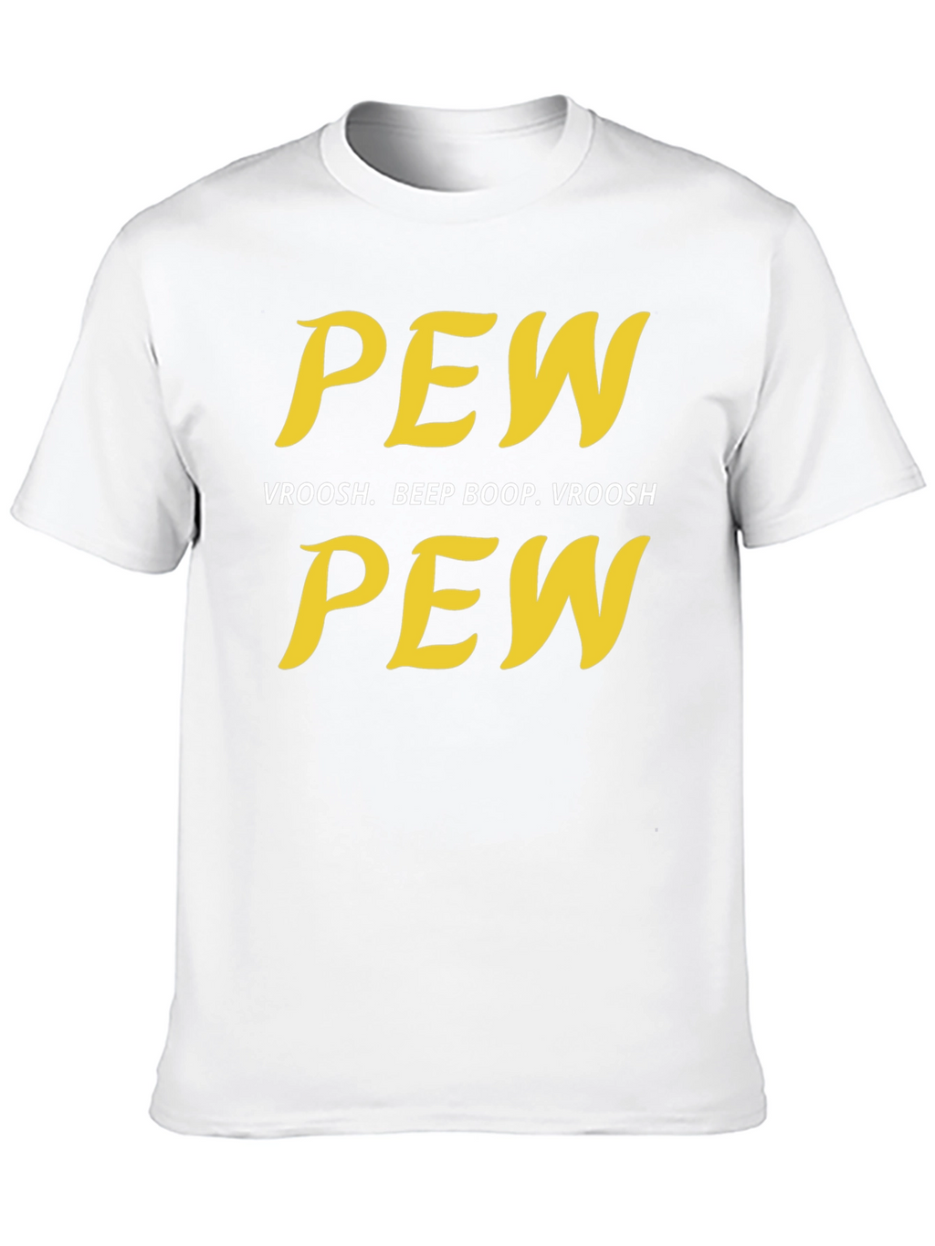 Pew Vroosh Mens Graphic Tee