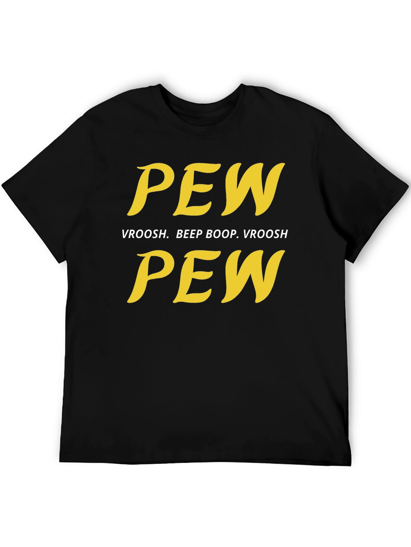 Pew Vroosh Mens Graphic Tee