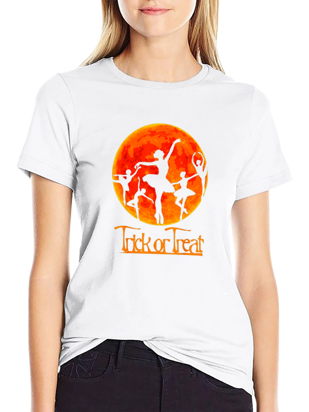 Halloween Ballerina T-Shirt - Trick or Treat Dance