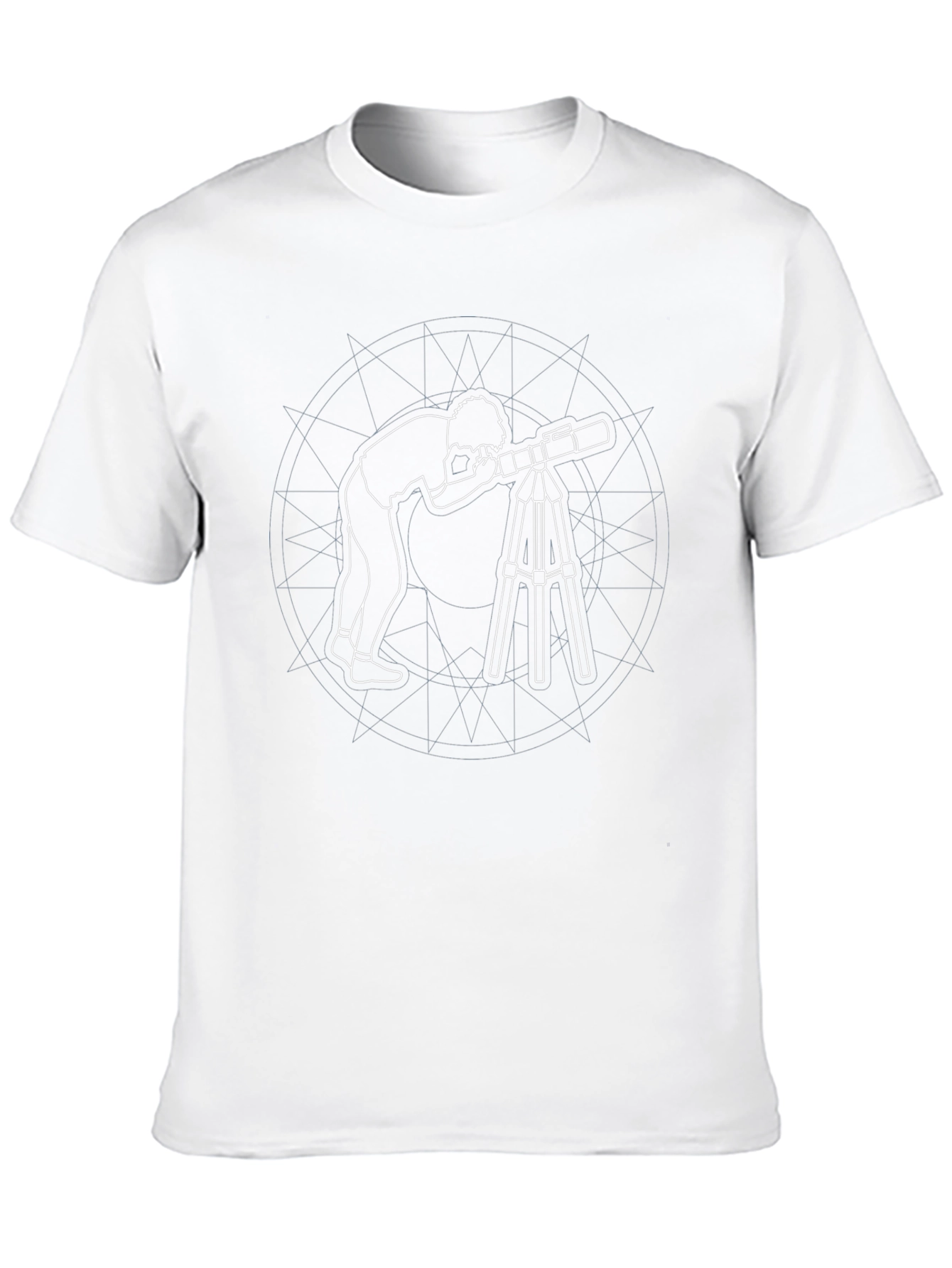 Astronomer Graphic Tee - Black Cotton T-Shirt