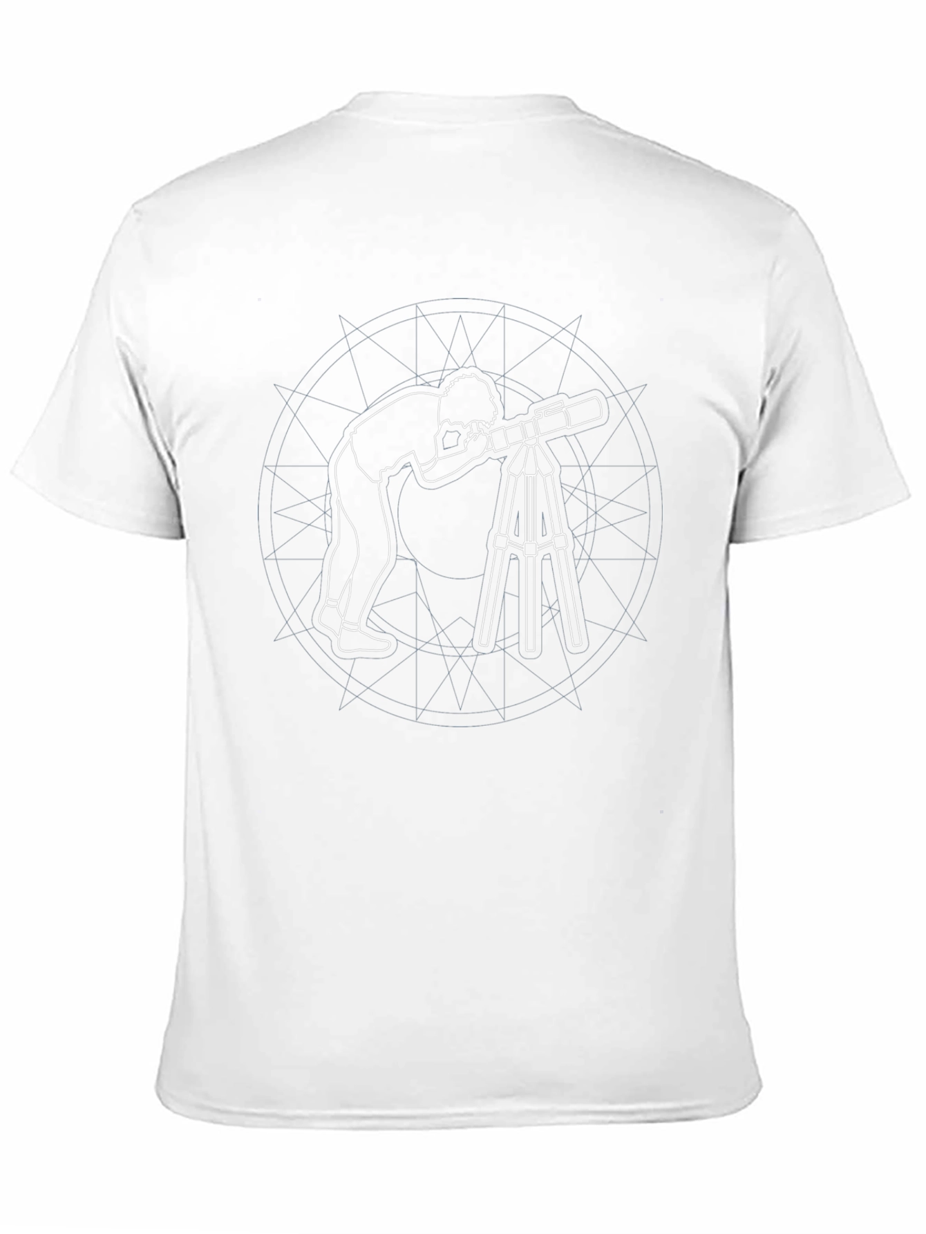Astronomer Graphic Tee - Black Cotton T-Shirt