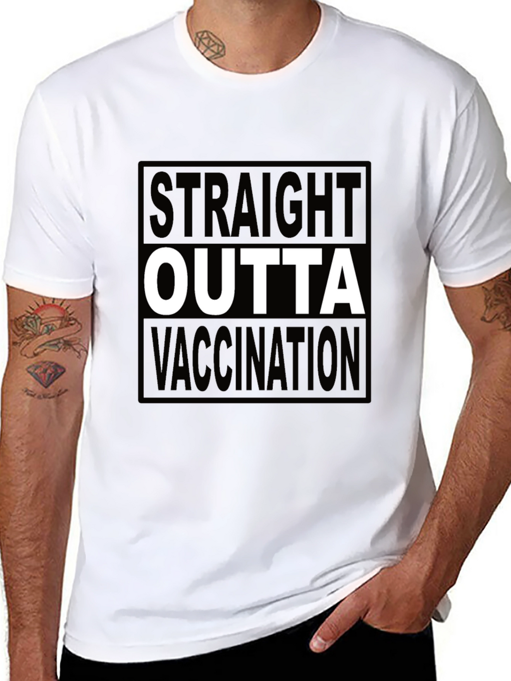 Straight Outta Vaccination T-Shirt