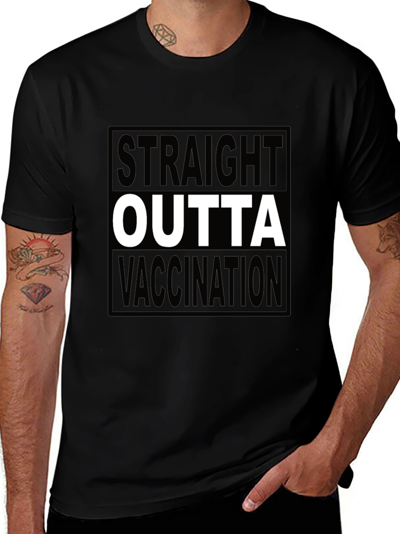 Straight Outta Vaccination T-Shirt