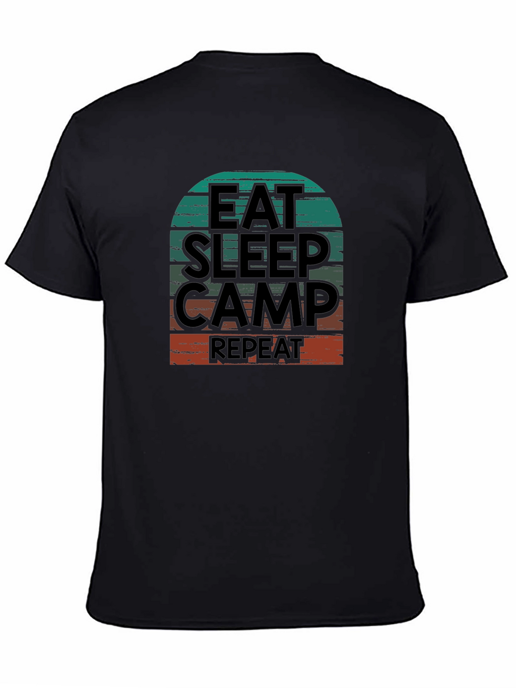 Eat Sleep Camp Repeat Graphic T-Shirt
