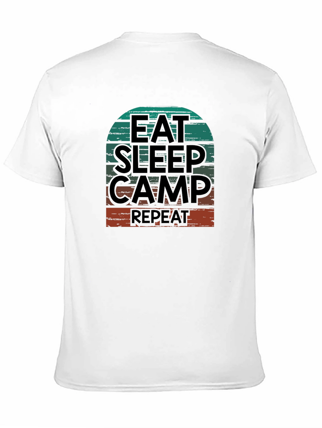 Eat Sleep Camp Repeat Graphic T-Shirt