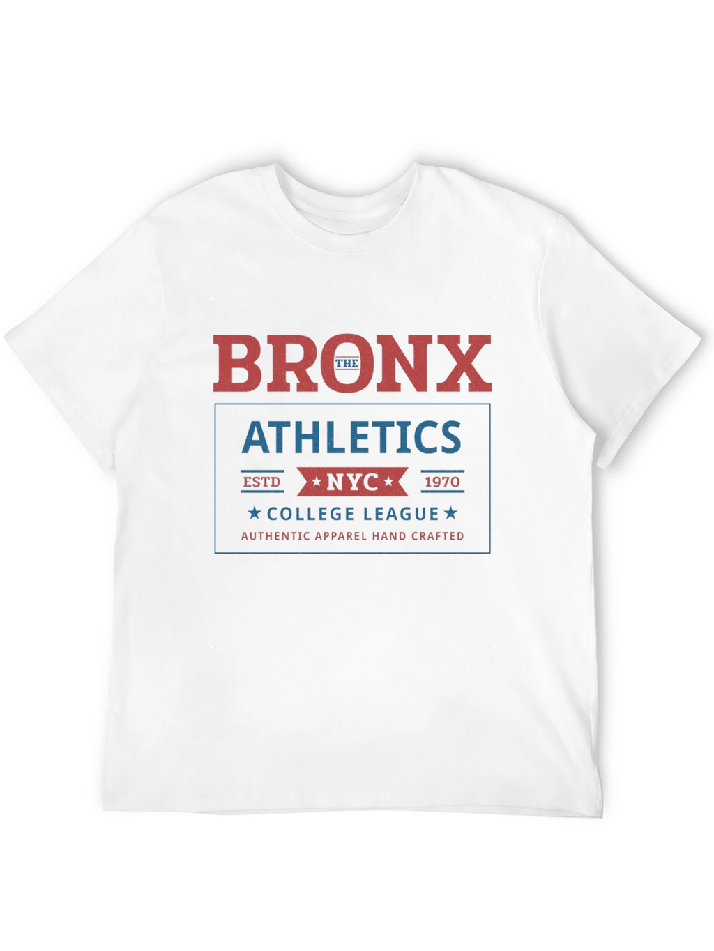 Bronx Athletics Graphic T-Shirt - Retro College League Style