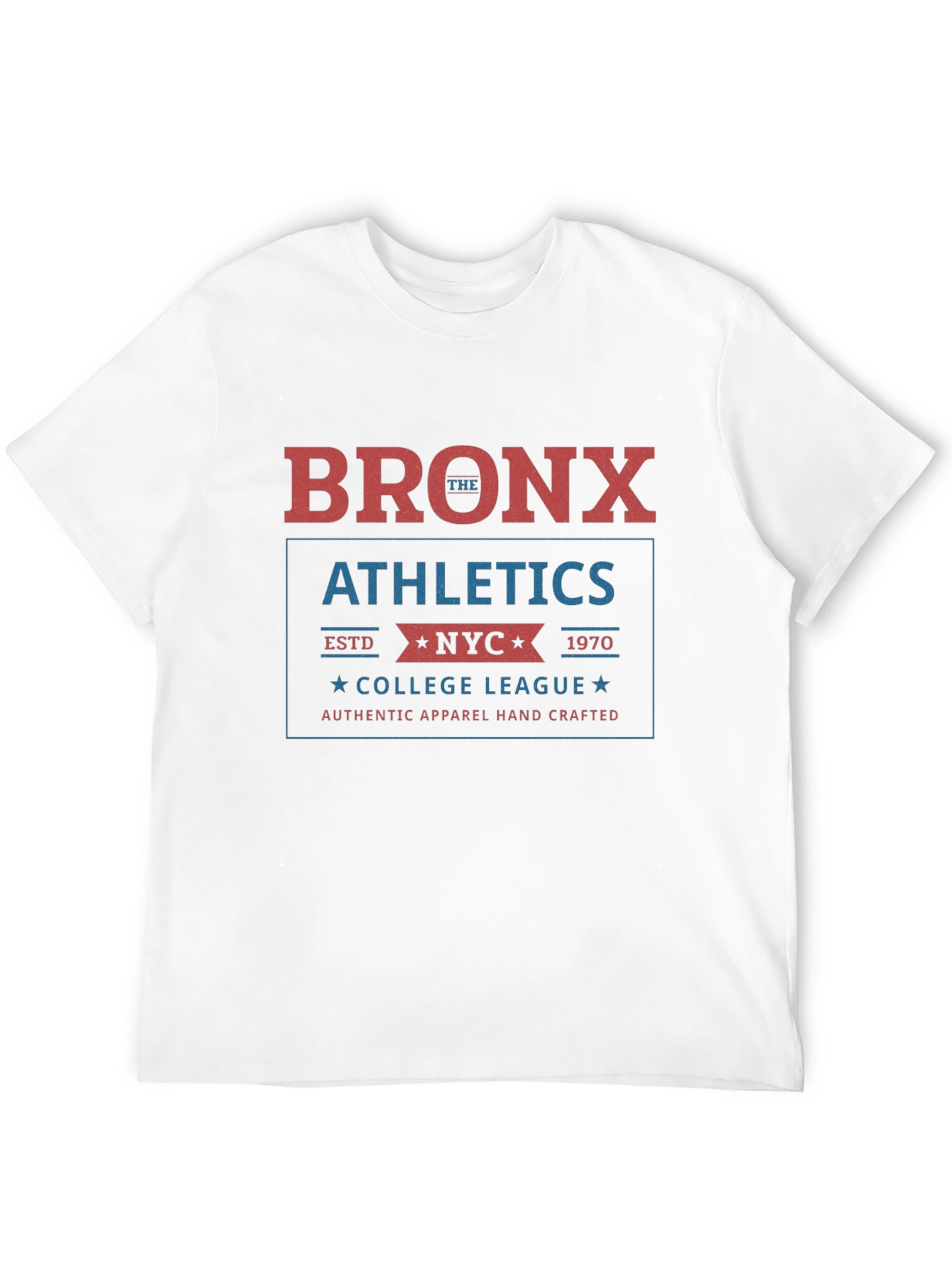 Bronx Athletics Graphic T-Shirt - Retro College League Style
