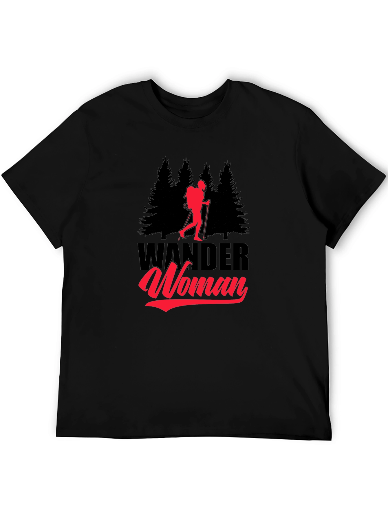 Wander Woman Black Graphic T-Shirt